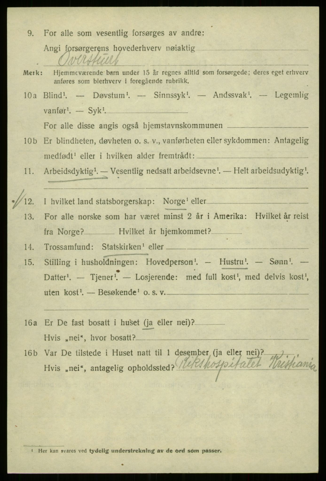 SAB, 1920 census for Bergen, 1920, p. 187149