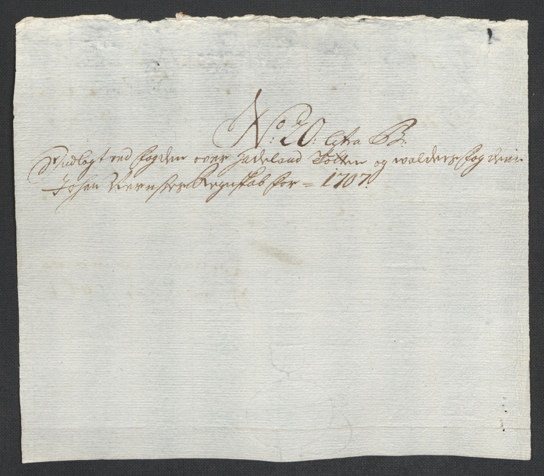 Rentekammeret inntil 1814, Reviderte regnskaper, Fogderegnskap, RA/EA-4092/R18/L1305: Fogderegnskap Hadeland, Toten og Valdres, 1707-1708, p. 324