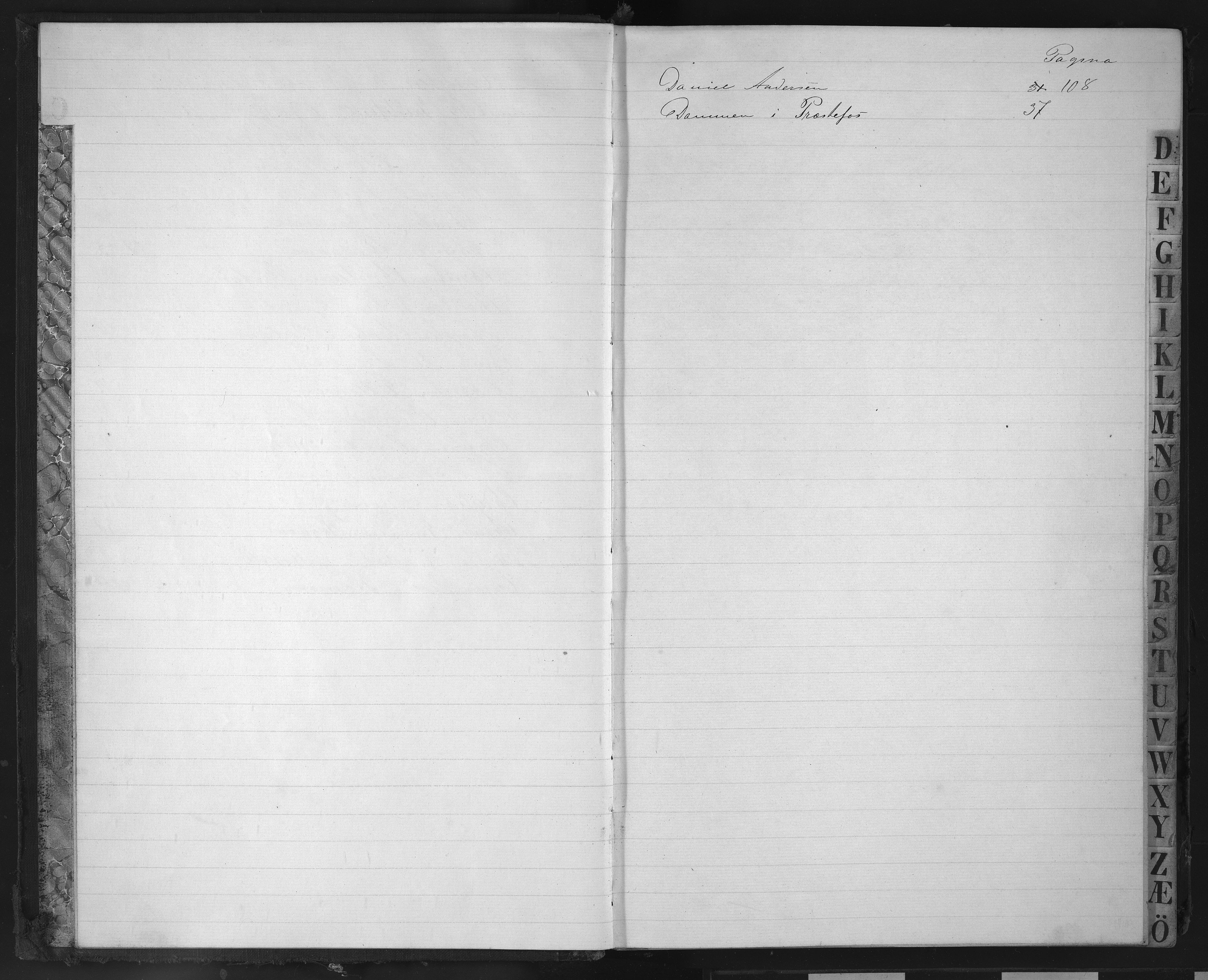 Egelands Verk, NESJ/NJM-002/02/L0023: Hovedbok (reg. for husmenn), 1862-1867