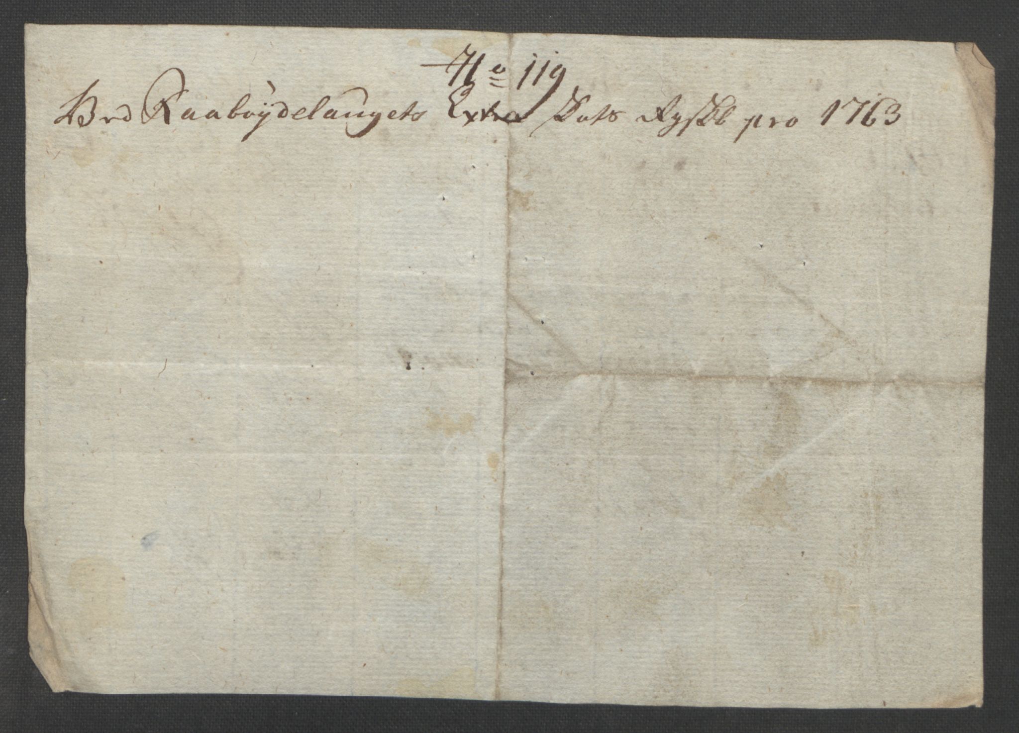 Rentekammeret inntil 1814, Reviderte regnskaper, Fogderegnskap, AV/RA-EA-4092/R40/L2517: Ekstraskatten Råbyggelag, 1762-1763, p. 555