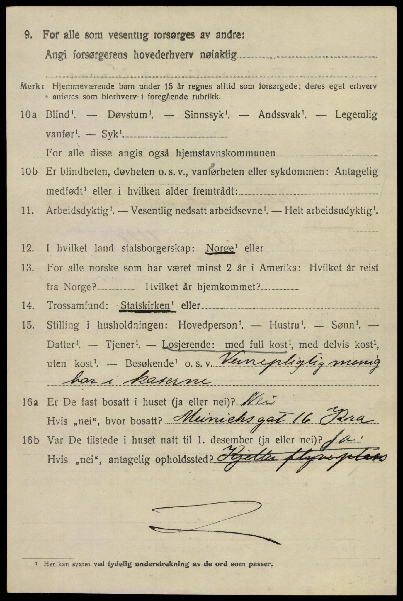 SAO, 1920 census for Skedsmo, 1920, p. 3840