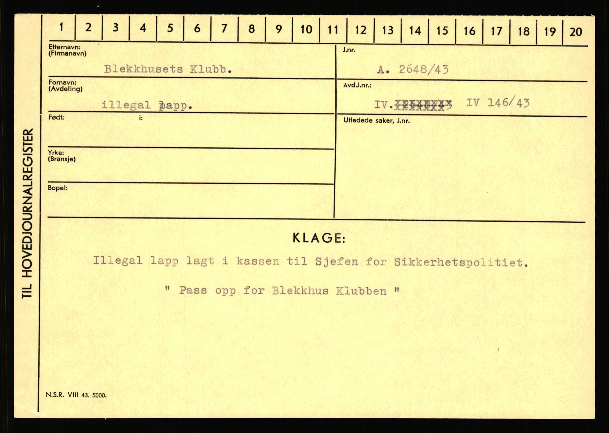 Statspolitiet - Hovedkontoret / Osloavdelingen, AV/RA-S-1329/C/Ca/L0002: Arneberg - Brand, 1943-1945, p. 4240