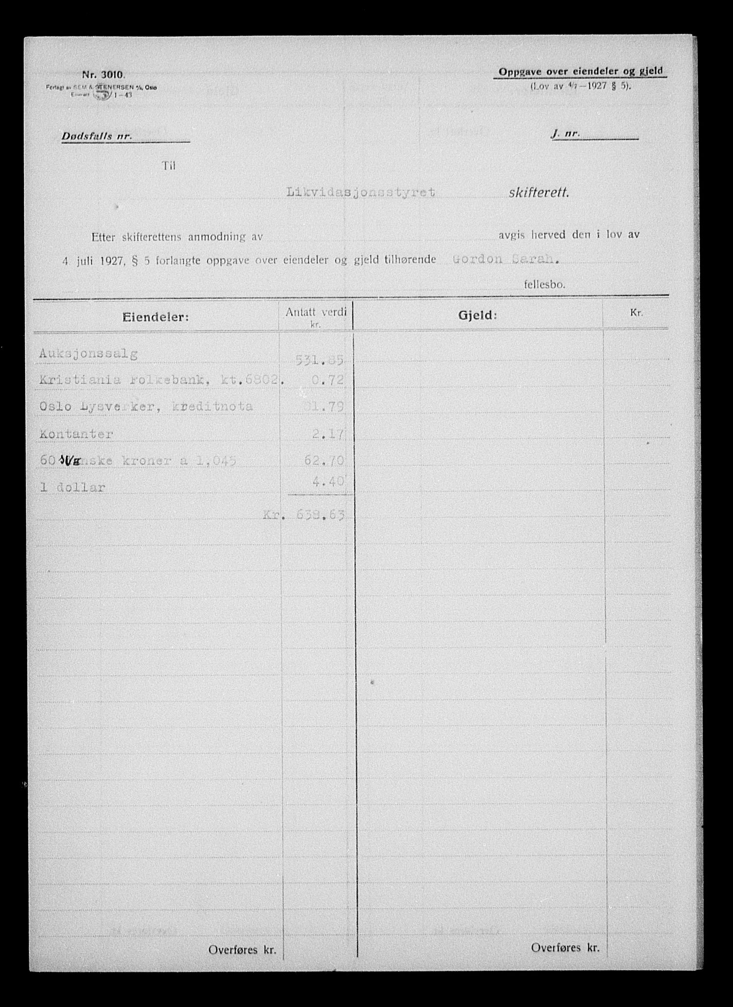 Justisdepartementet, Tilbakeføringskontoret for inndratte formuer, AV/RA-S-1564/H/Hc/Hcc/L0940: --, 1945-1947, p. 171