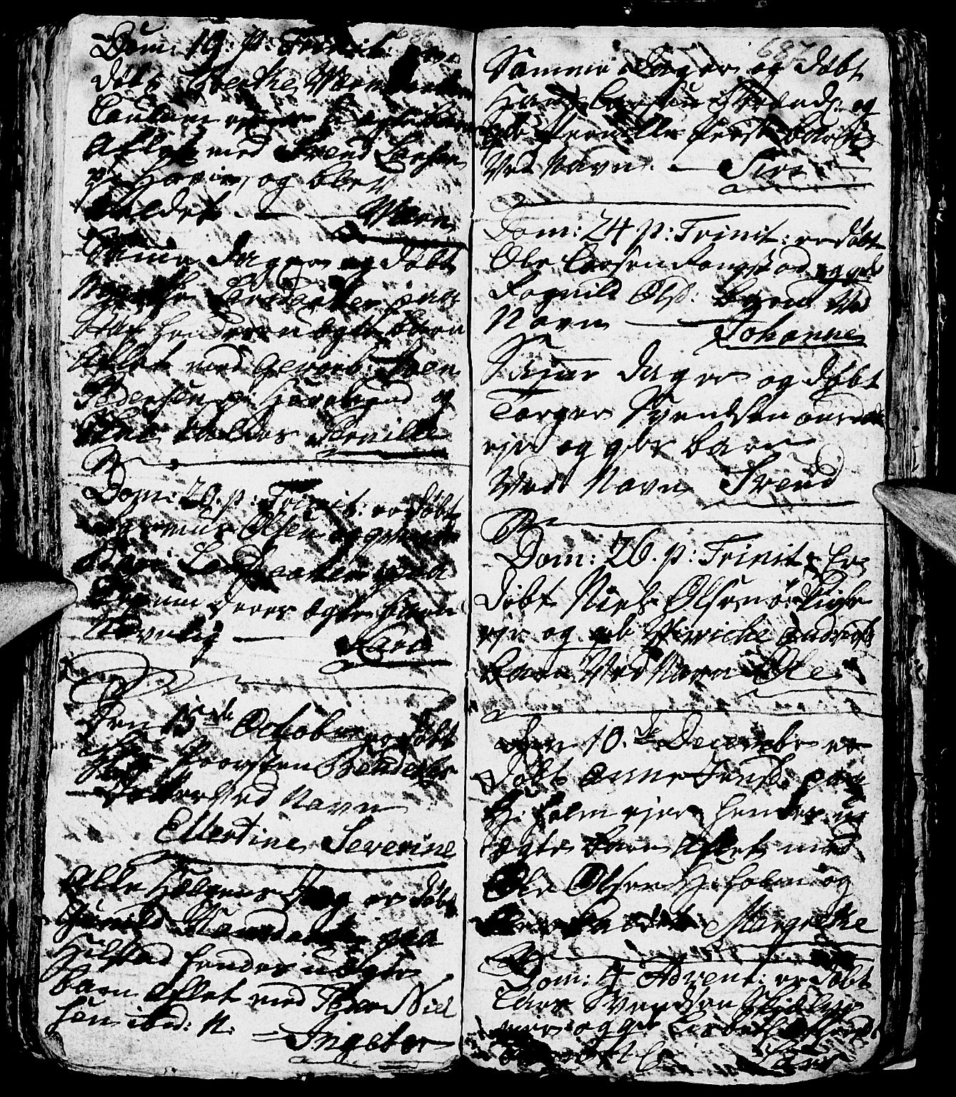 Nes prestekontor, Hedmark, SAH/PREST-020/L/La/L0001: Parish register (copy) no. 1, 1663-1784, p. 686-687