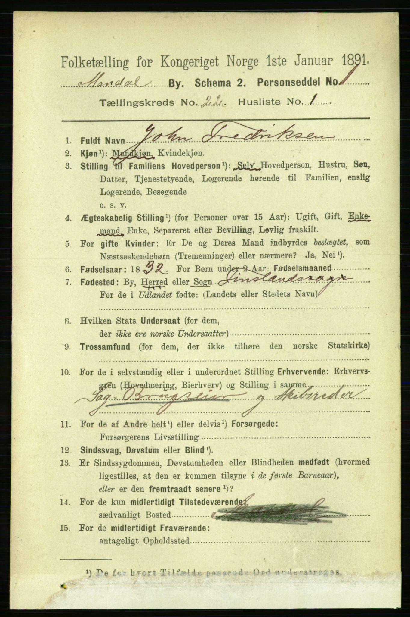 RA, 1891 census for 1002 Mandal, 1891, p. 4171