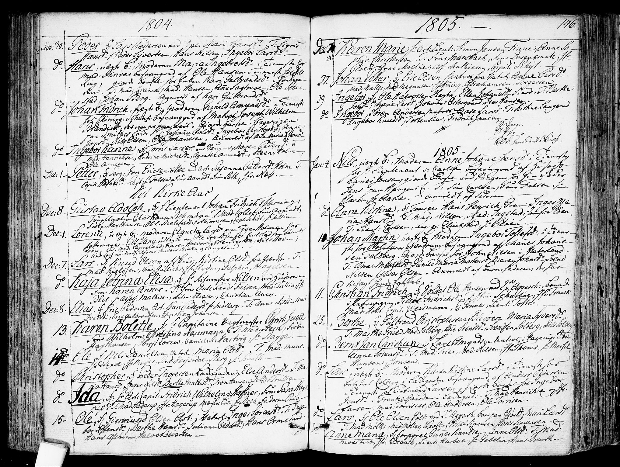 Garnisonsmenigheten Kirkebøker, SAO/A-10846/F/Fa/L0003: Parish register (official) no. 3, 1777-1809, p. 146