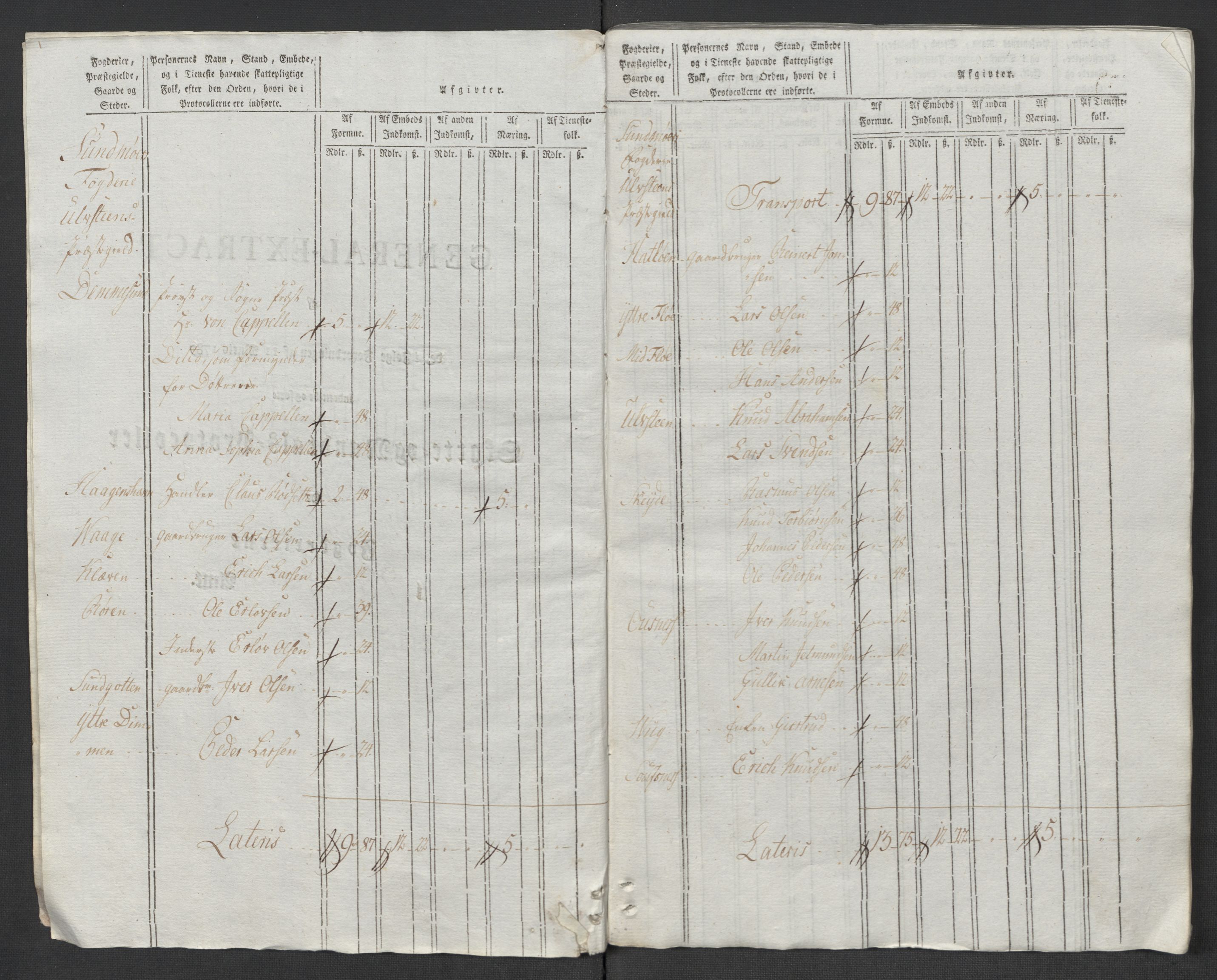 Rentekammeret inntil 1814, Reviderte regnskaper, Mindre regnskaper, AV/RA-EA-4068/Rf/Rfe/L0049: Sunnhordland og Hardanger fogderi, Sunnmøre fogderi, 1789, p. 332