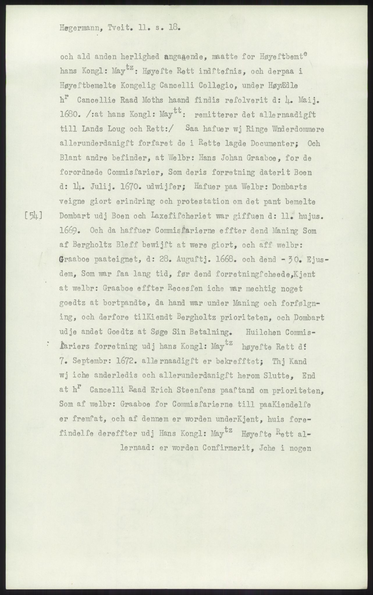 Samlinger til kildeutgivelse, Diplomavskriftsamlingen, AV/RA-EA-4053/H/Ha, p. 1474