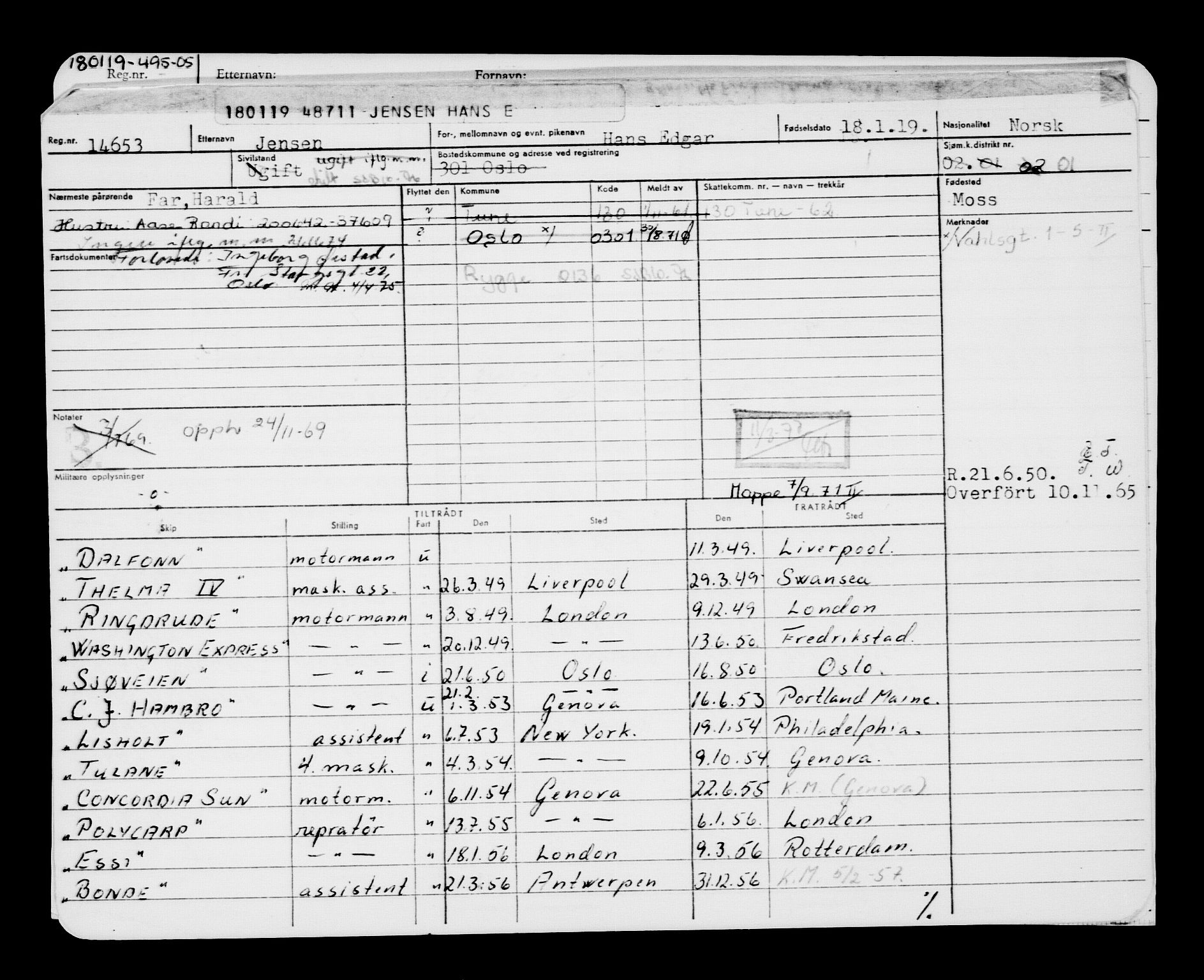 Direktoratet for sjømenn, AV/RA-S-3545/G/Gb/L0165: Hovedkort, 1918-1919, p. 570