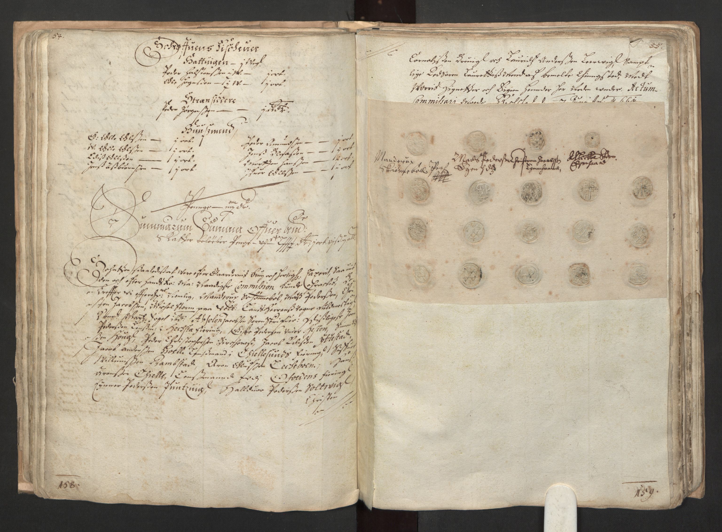 Rentekammeret inntil 1814, Realistisk ordnet avdeling, RA/EA-4070/L/L0030/0002: Nordland lagdømme: / Skattemanntall, 1662, p. 158-159