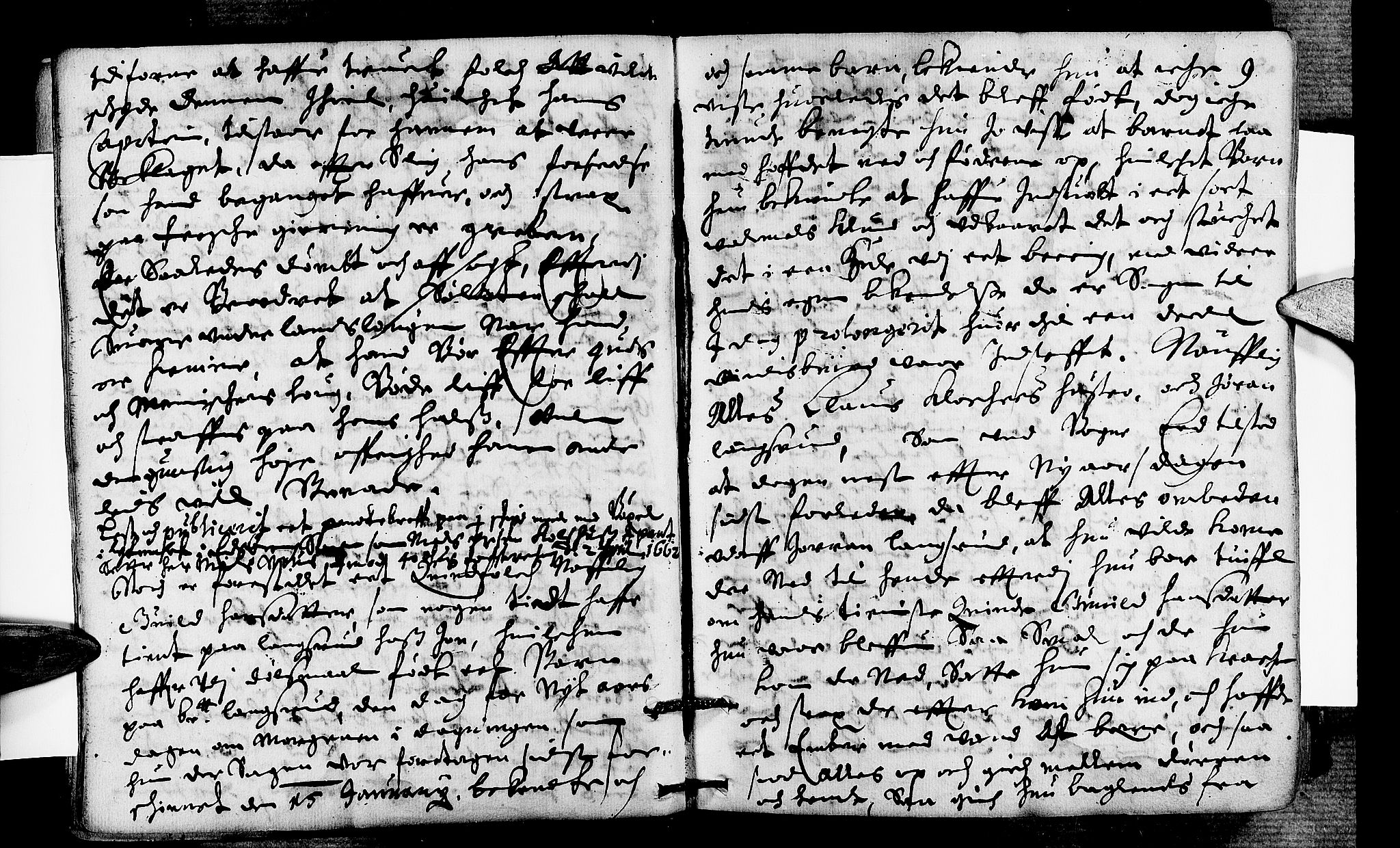 Heggen og Frøland sorenskriveri I, AV/SAO-A-11556/F/Fb/L0006: Tingbok, 1664, p. 8b-9a