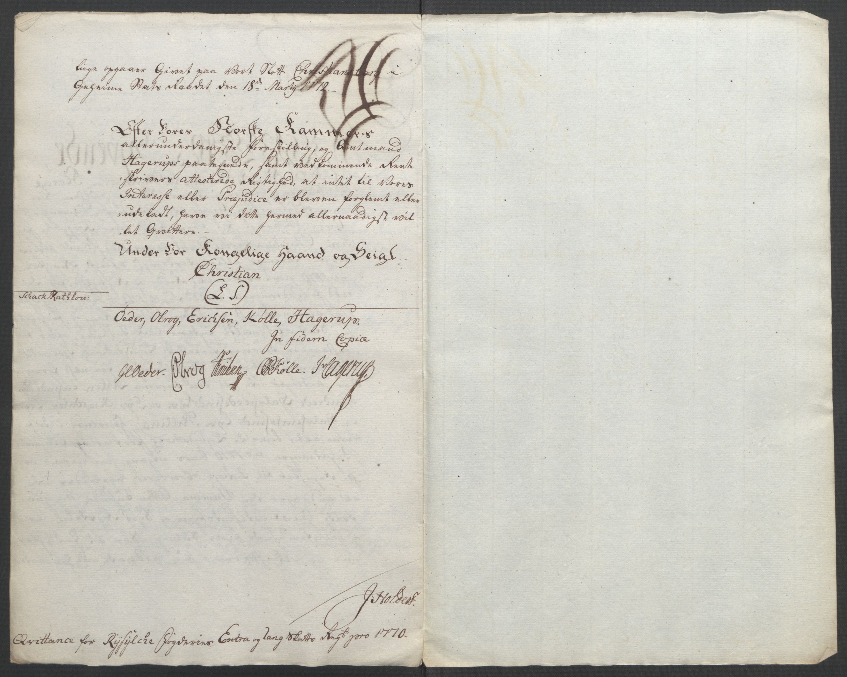 Rentekammeret inntil 1814, Reviderte regnskaper, Fogderegnskap, RA/EA-4092/R47/L2972: Ekstraskatten Ryfylke, 1762-1780, p. 208