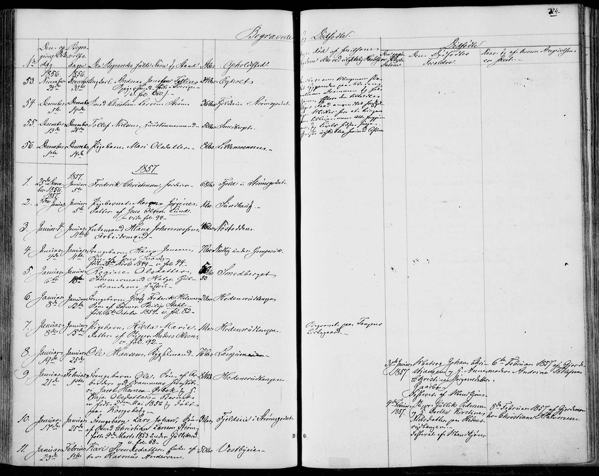 Skoger kirkebøker, SAKO/A-59/F/Fa/L0003: Parish register (official) no. I 3, 1842-1861, p. 324