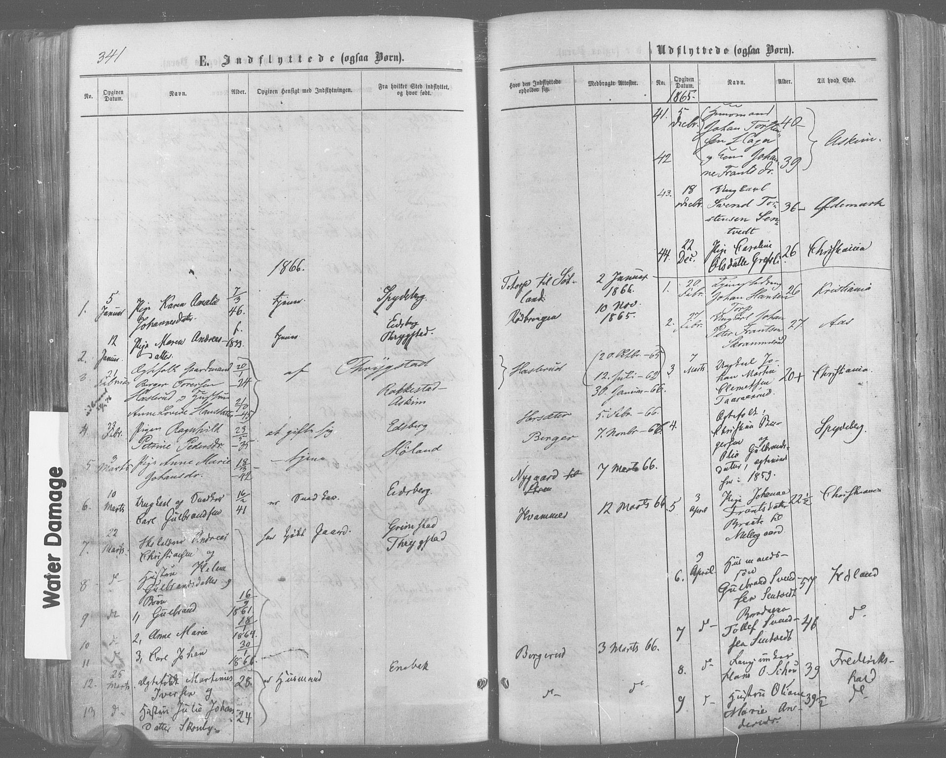 Trøgstad prestekontor Kirkebøker, SAO/A-10925/F/Fa/L0009: Parish register (official) no. I 9, 1865-1877, p. 341