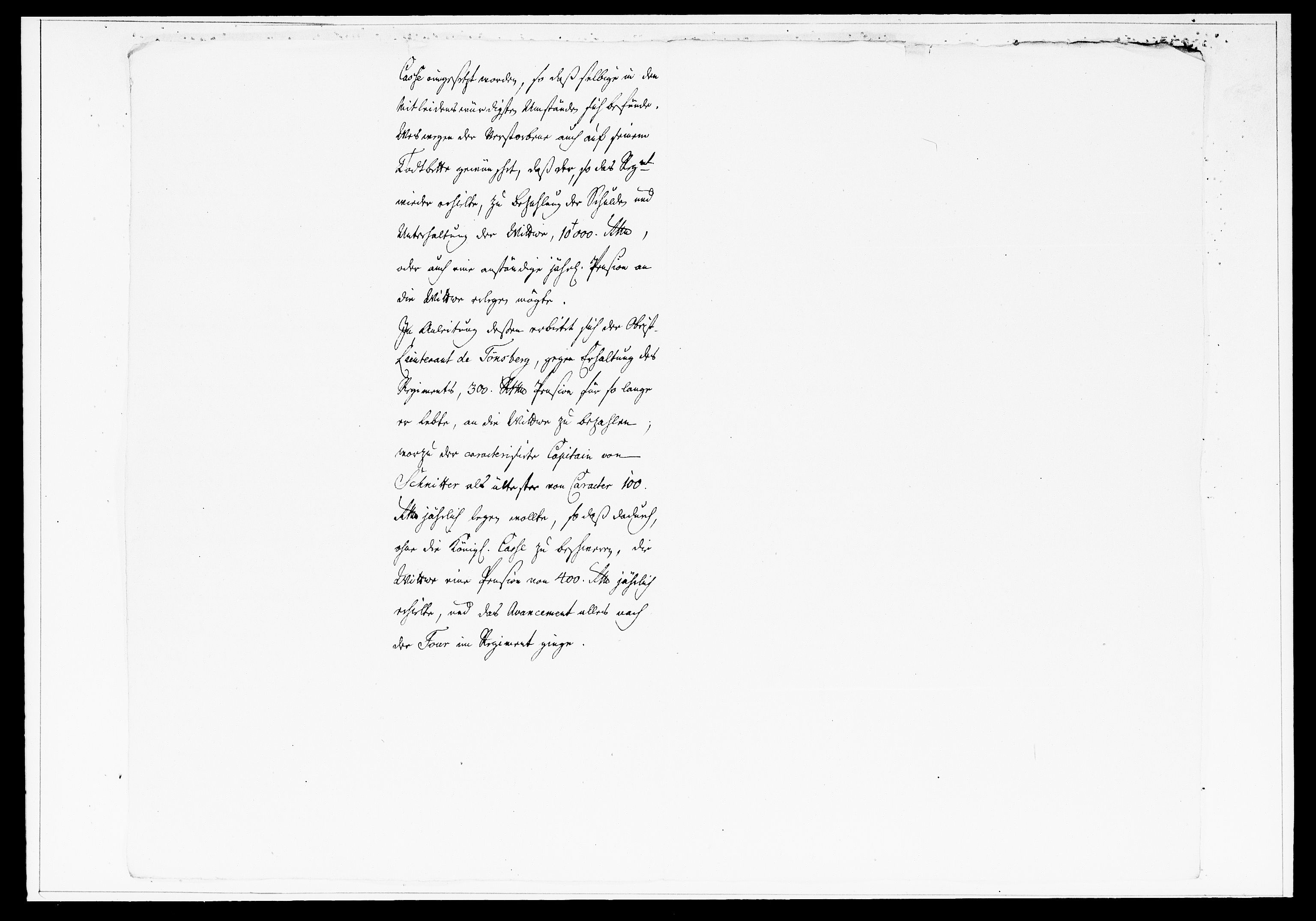 Krigskollegiet, Krigskancelliet, DRA/A-0006/-/1360-1385: Refererede sager, 1761, p. 820