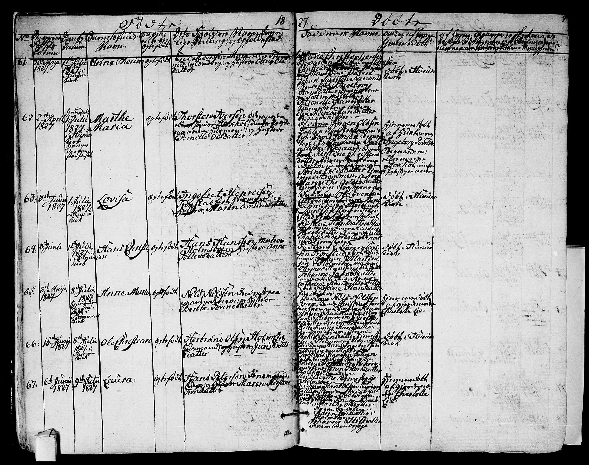 Hurum kirkebøker, AV/SAKO-A-229/F/Fa/L0010: Parish register (official) no. 10, 1827-1846, p. 9