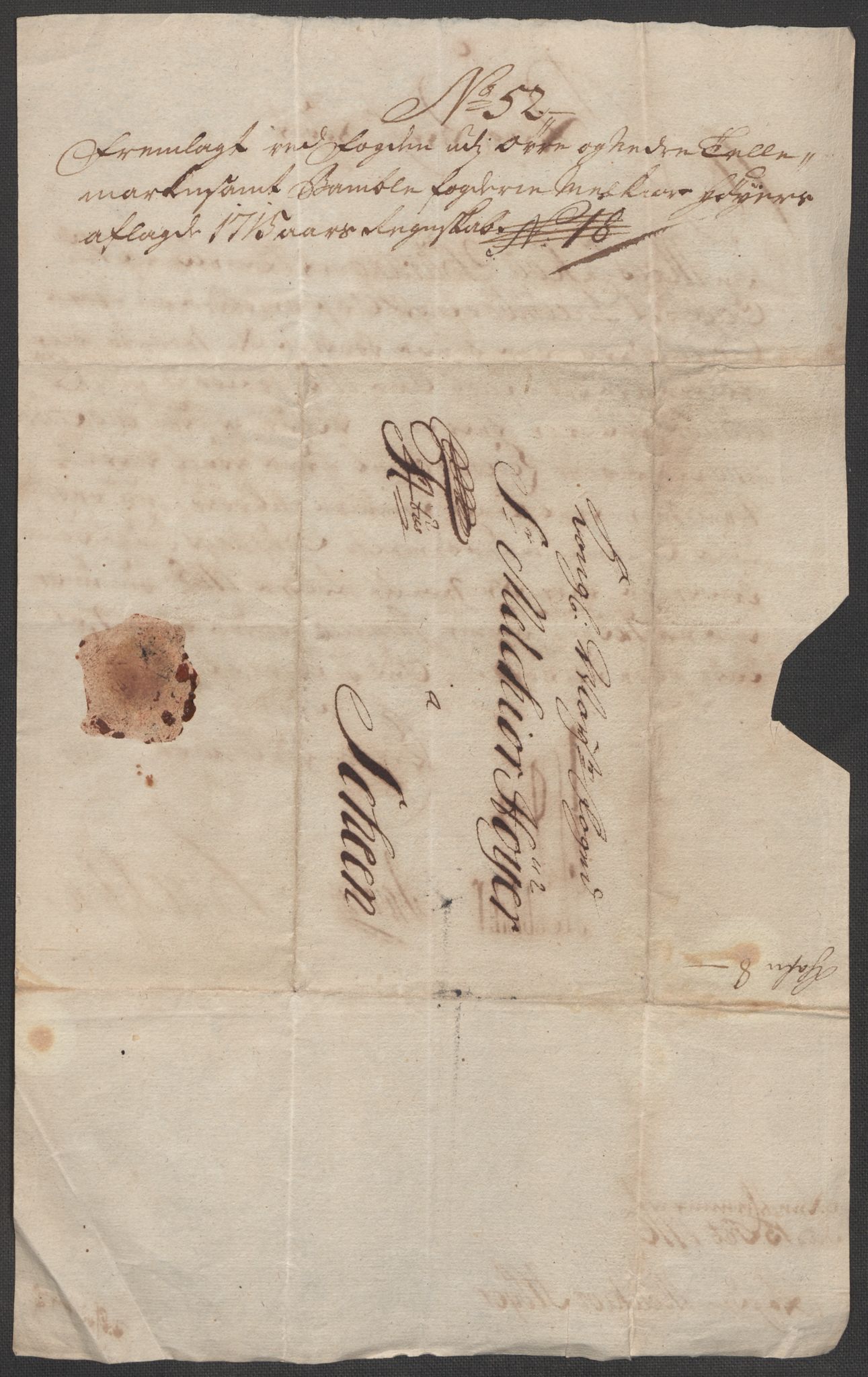 Rentekammeret inntil 1814, Reviderte regnskaper, Fogderegnskap, AV/RA-EA-4092/R36/L2127: Fogderegnskap Øvre og Nedre Telemark og Bamble, 1715, p. 382