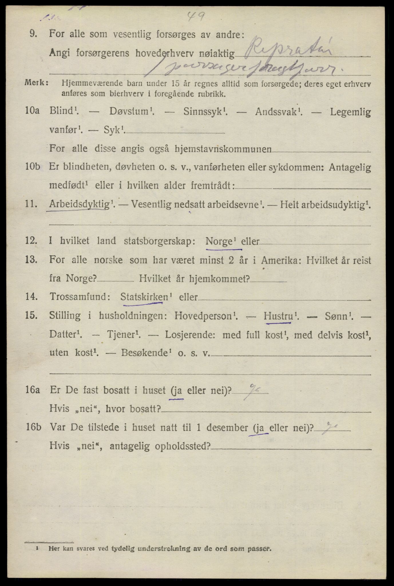 SAO, 1920 census for Glemmen, 1920, p. 21042