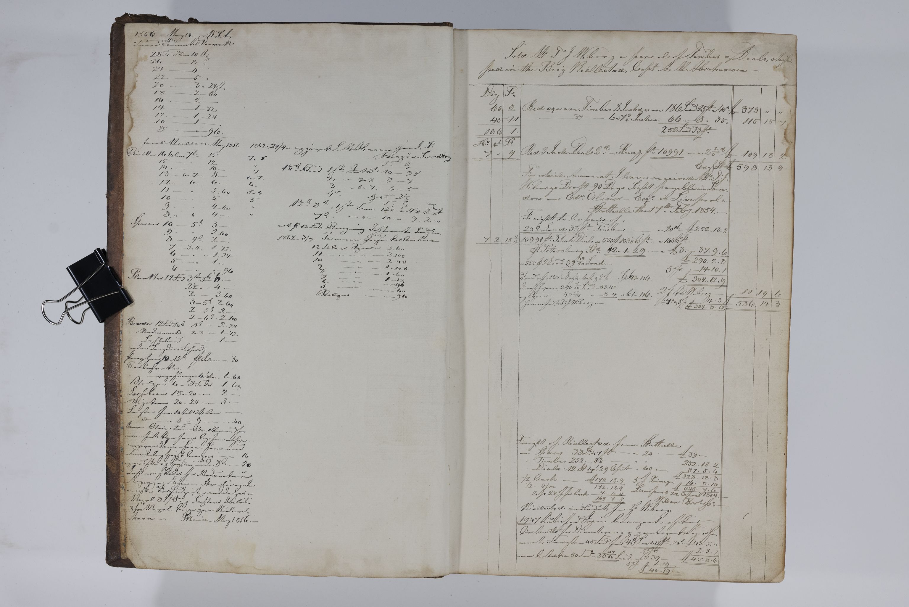 Blehr/ Kjellestad, TEMU/TGM-A-1212/R/Rf/L0005: Fakturabog, 1854-1861, p. 3