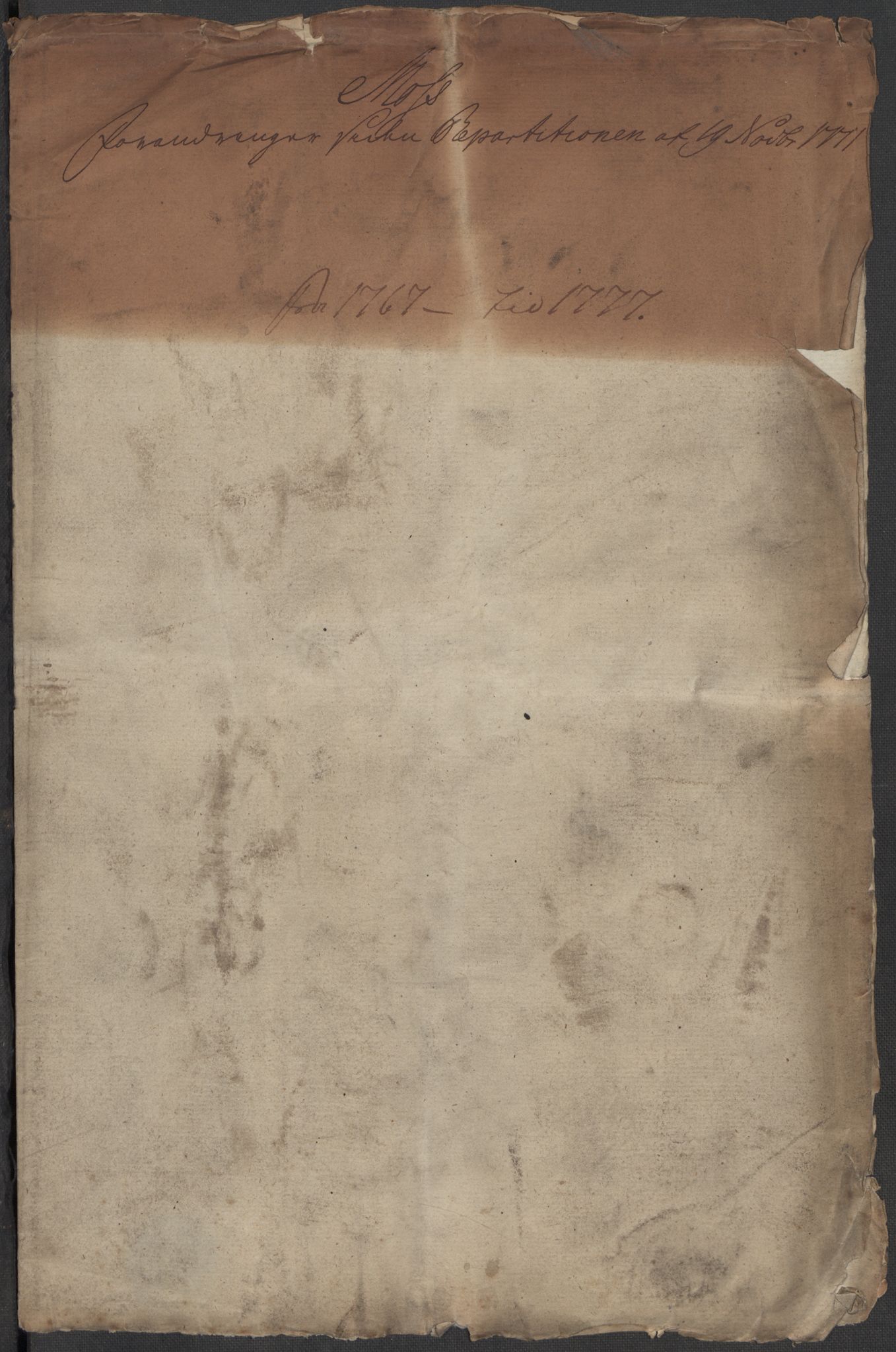 Kommersekollegiet, Brannforsikringskontoret 1767-1814, RA/EA-5458/F/Fa/L0040/0006: Moss / Dokumenter, 1767-1807, p. 16
