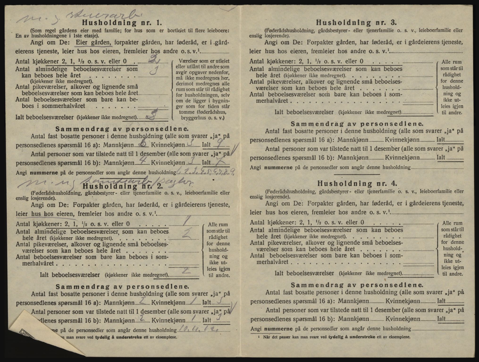 SAO, 1920 census for Glemmen, 1920, p. 2078