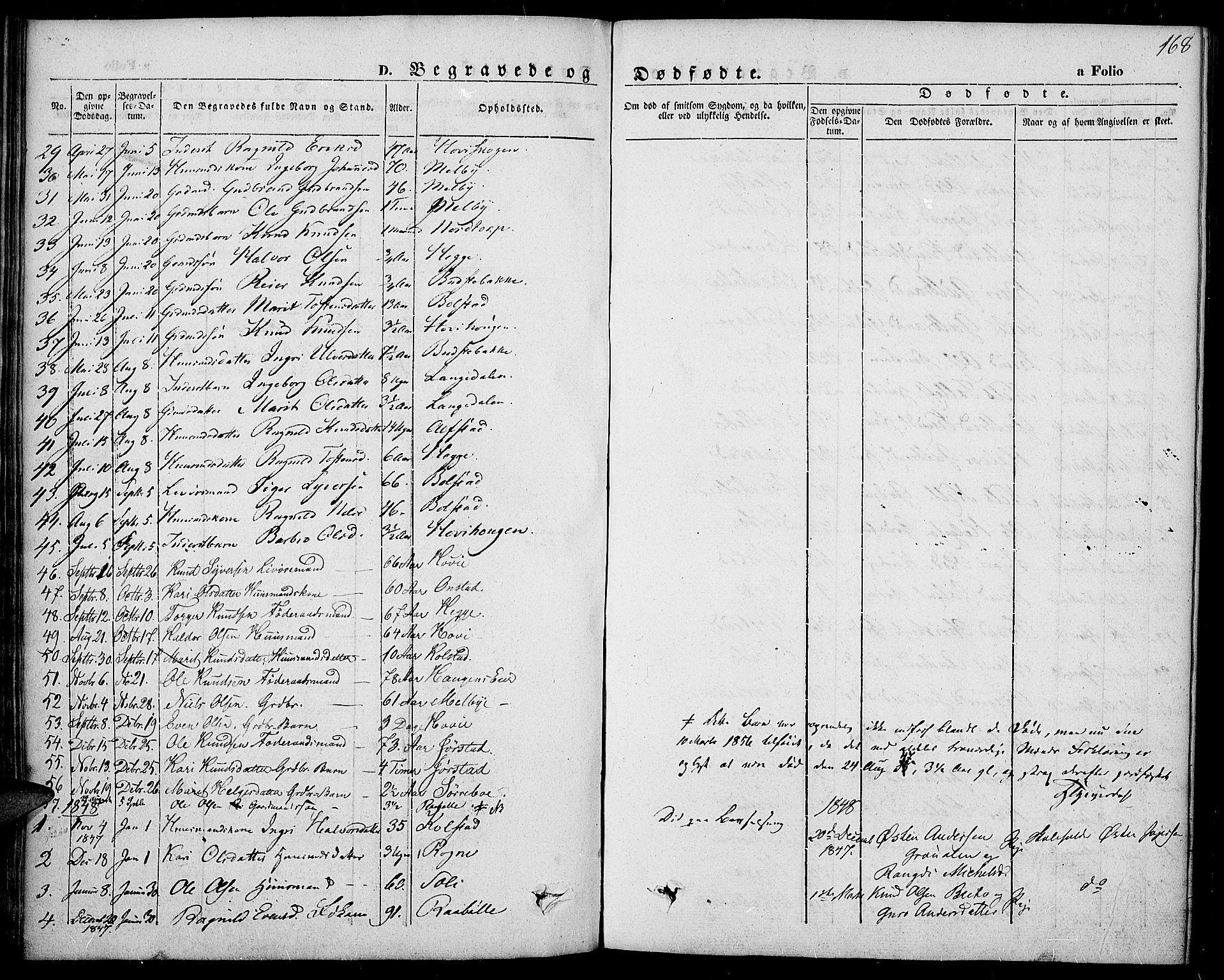 Slidre prestekontor, SAH/PREST-134/H/Ha/Haa/L0004: Parish register (official) no. 4, 1831-1848, p. 168
