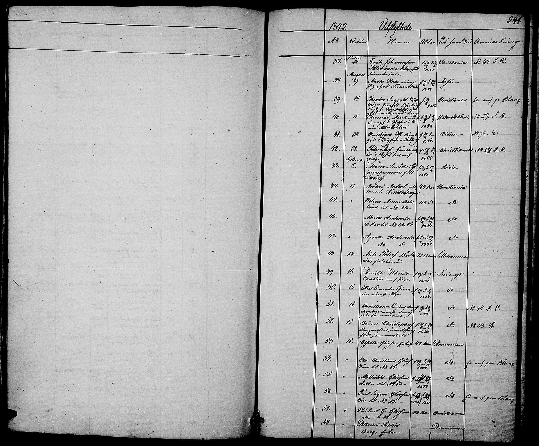 Ringsaker prestekontor, SAH/PREST-014/L/La/L0005: Parish register (copy) no. 5, 1839-1850, p. 541