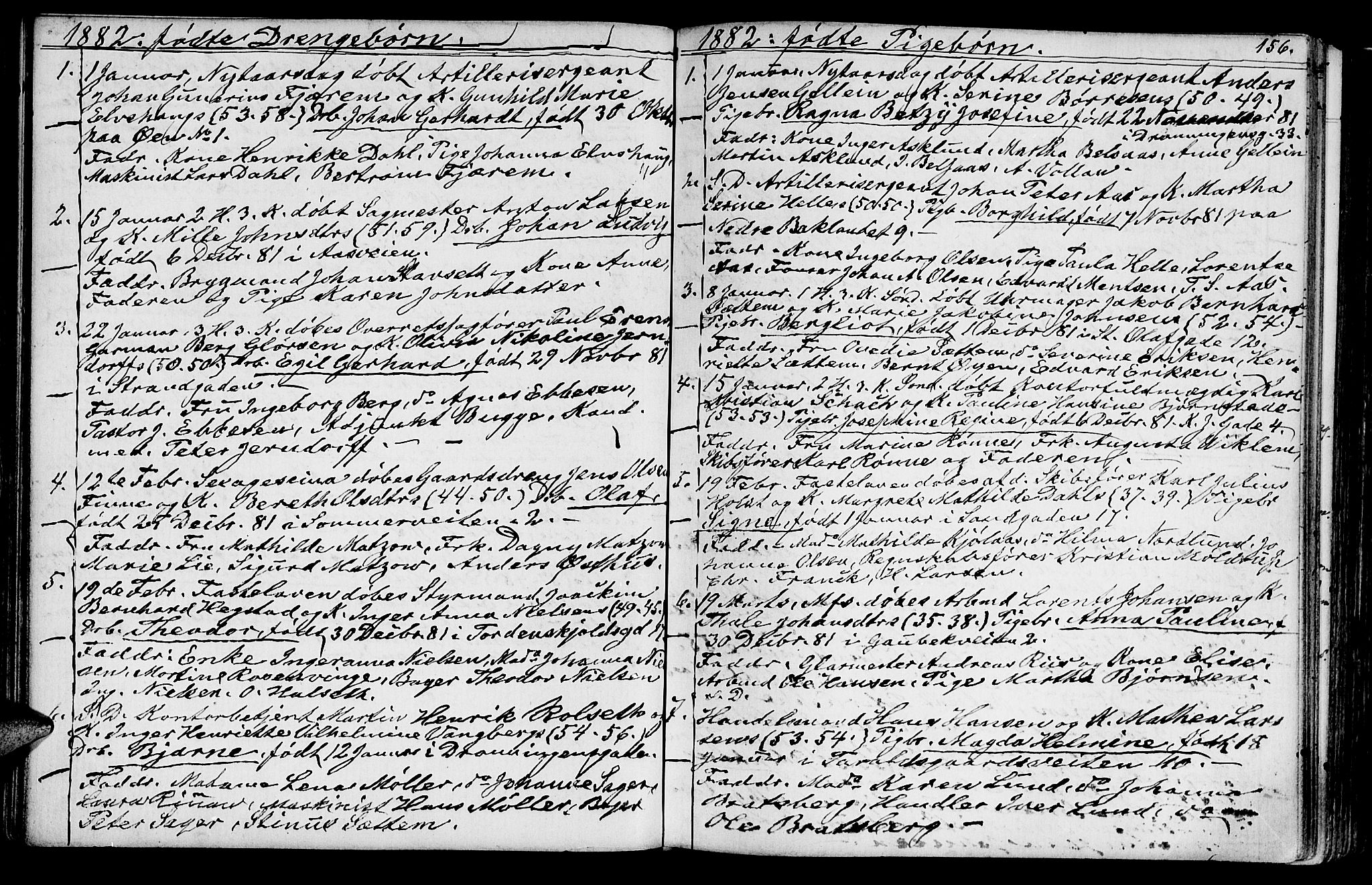 Ministerialprotokoller, klokkerbøker og fødselsregistre - Sør-Trøndelag, SAT/A-1456/602/L0142: Parish register (copy) no. 602C10, 1872-1894, p. 156