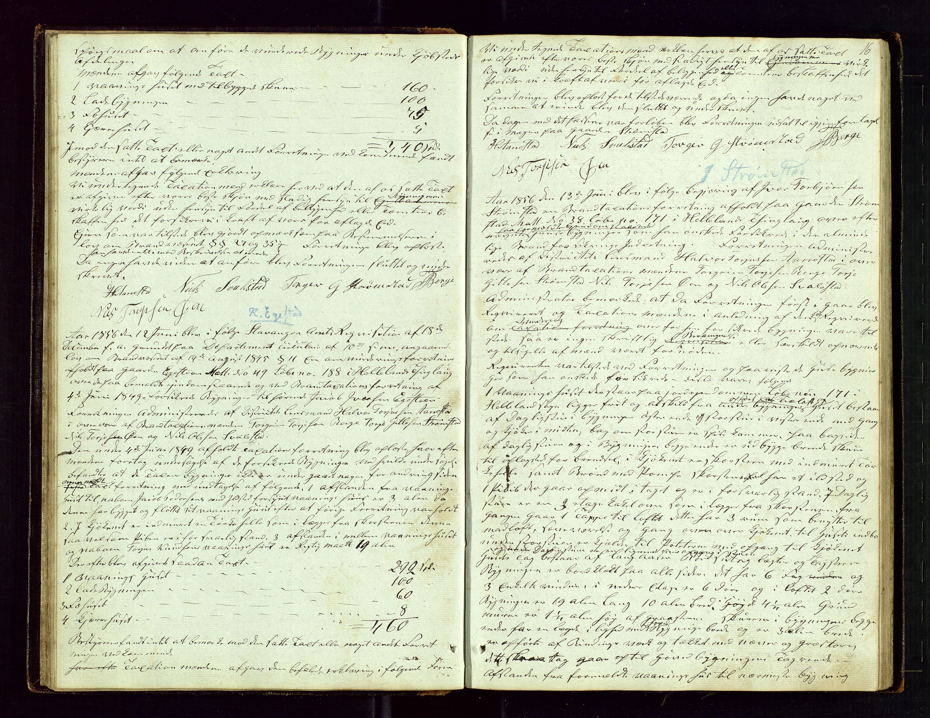 Helleland lensmannskontor, AV/SAST-A-100209/Goa/L0001: "Brandtaxations-Protocol for Hetlands Thinglag", 1847-1920, p. 15b-16a
