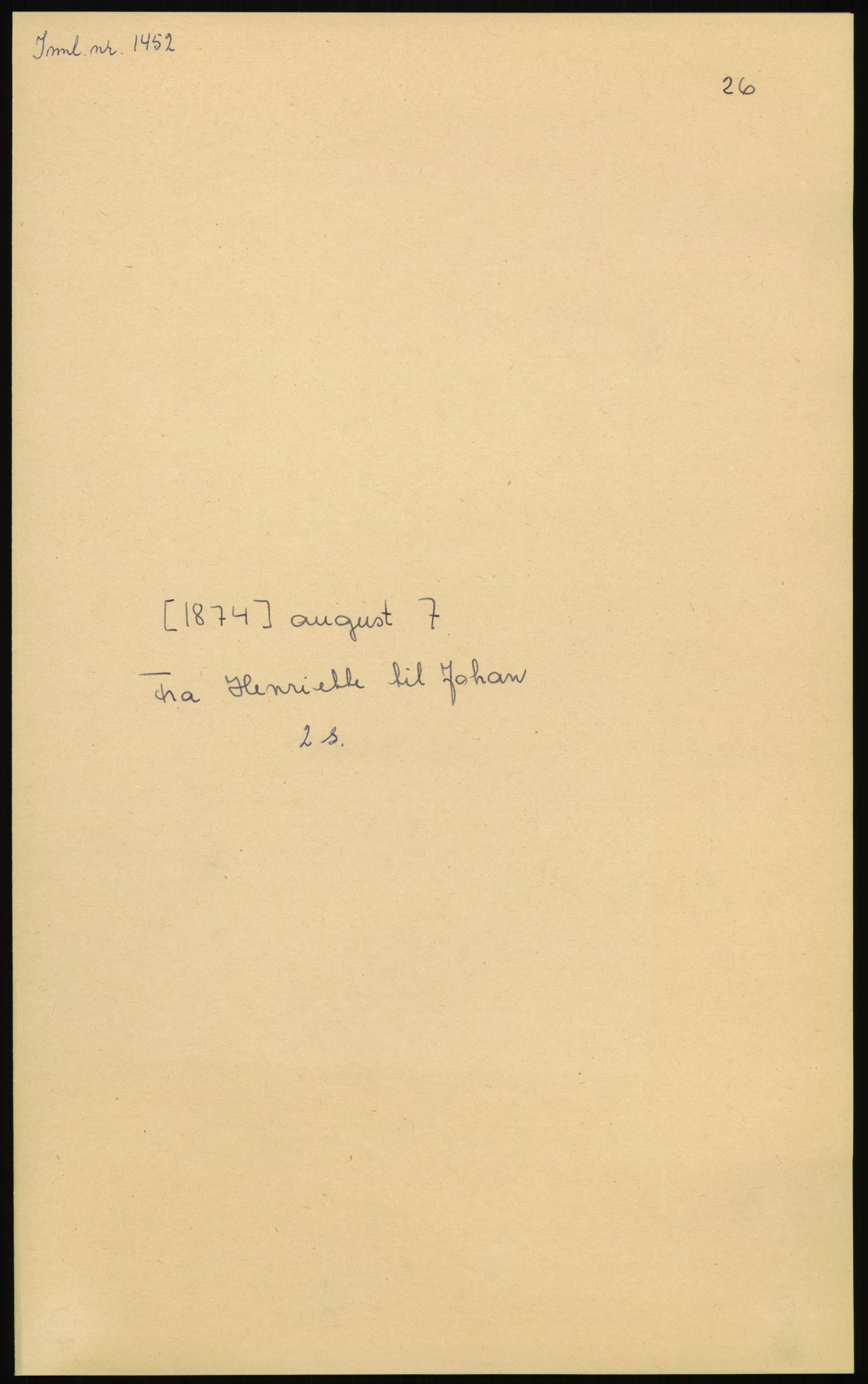 Samlinger til kildeutgivelse, Amerikabrevene, AV/RA-EA-4057/F/L0008: Innlån fra Hedmark: Gamkind - Semmingsen, 1838-1914, p. 271