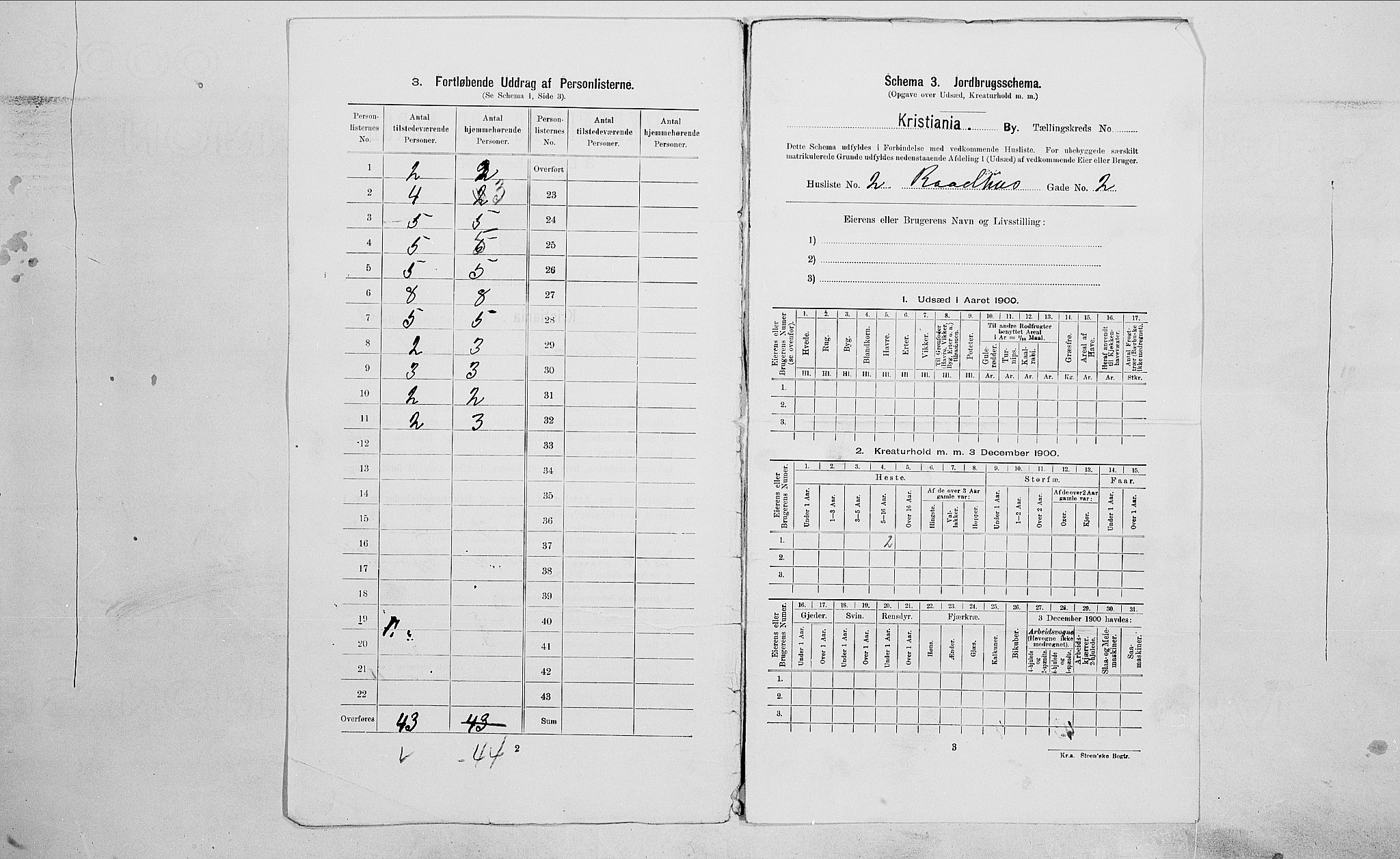 SAO, 1900 census for Kristiania, 1900, p. 73481