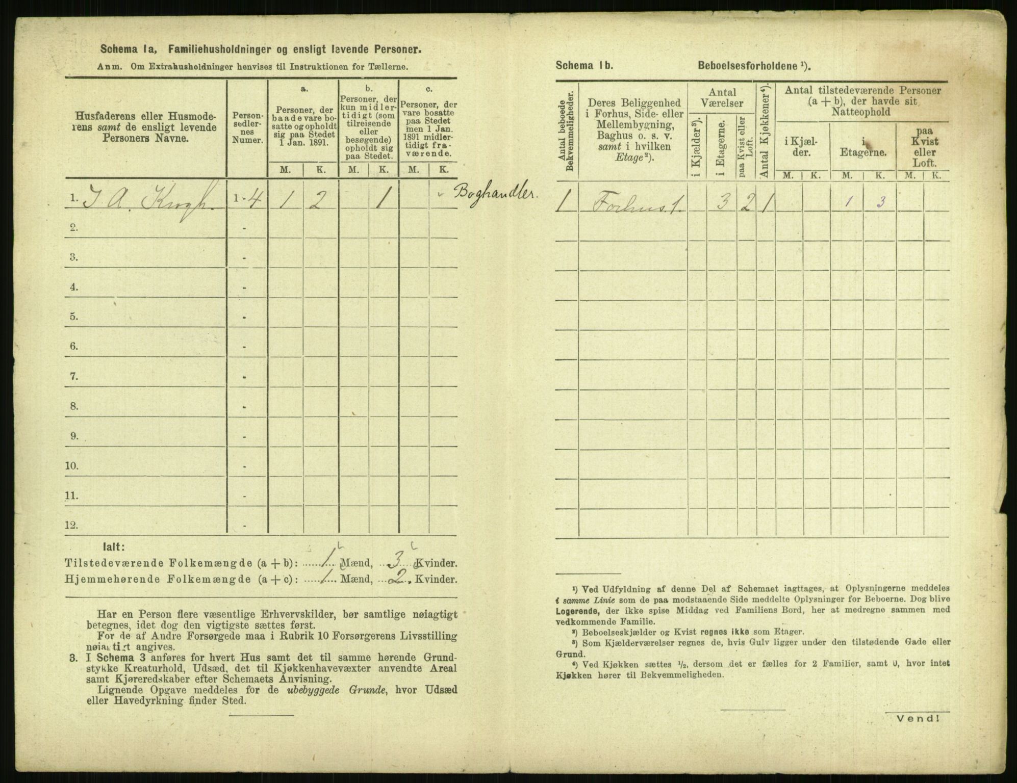 RA, 1891 census for 0806 Skien, 1891, p. 113