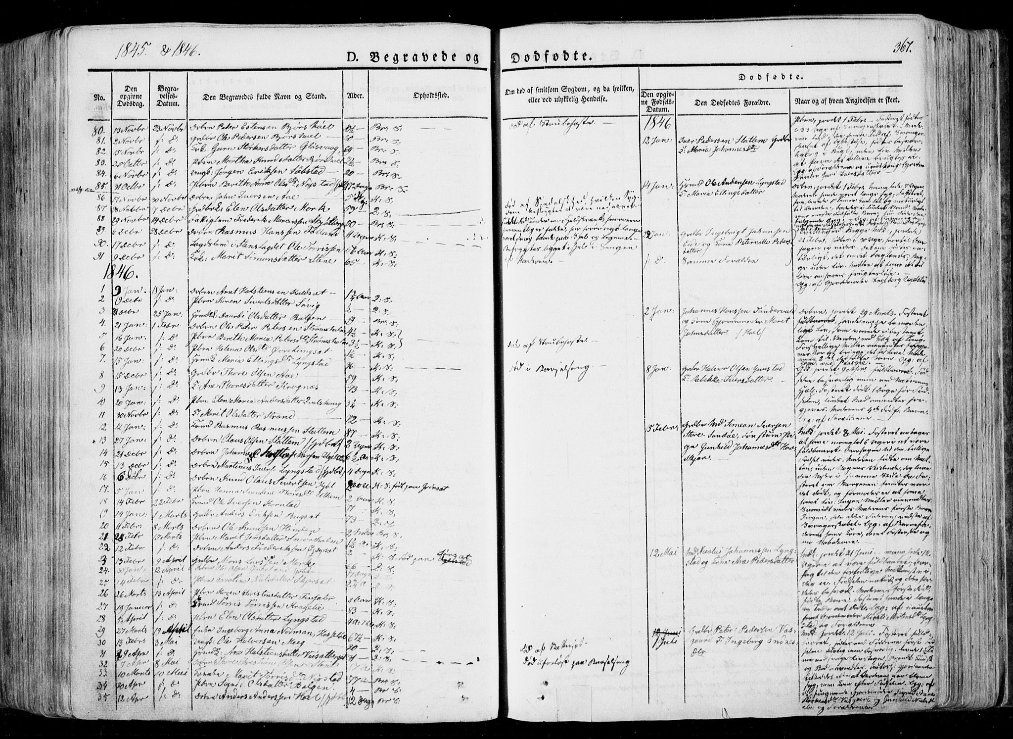 Ministerialprotokoller, klokkerbøker og fødselsregistre - Møre og Romsdal, SAT/A-1454/568/L0803: Parish register (official) no. 568A10, 1830-1853, p. 367