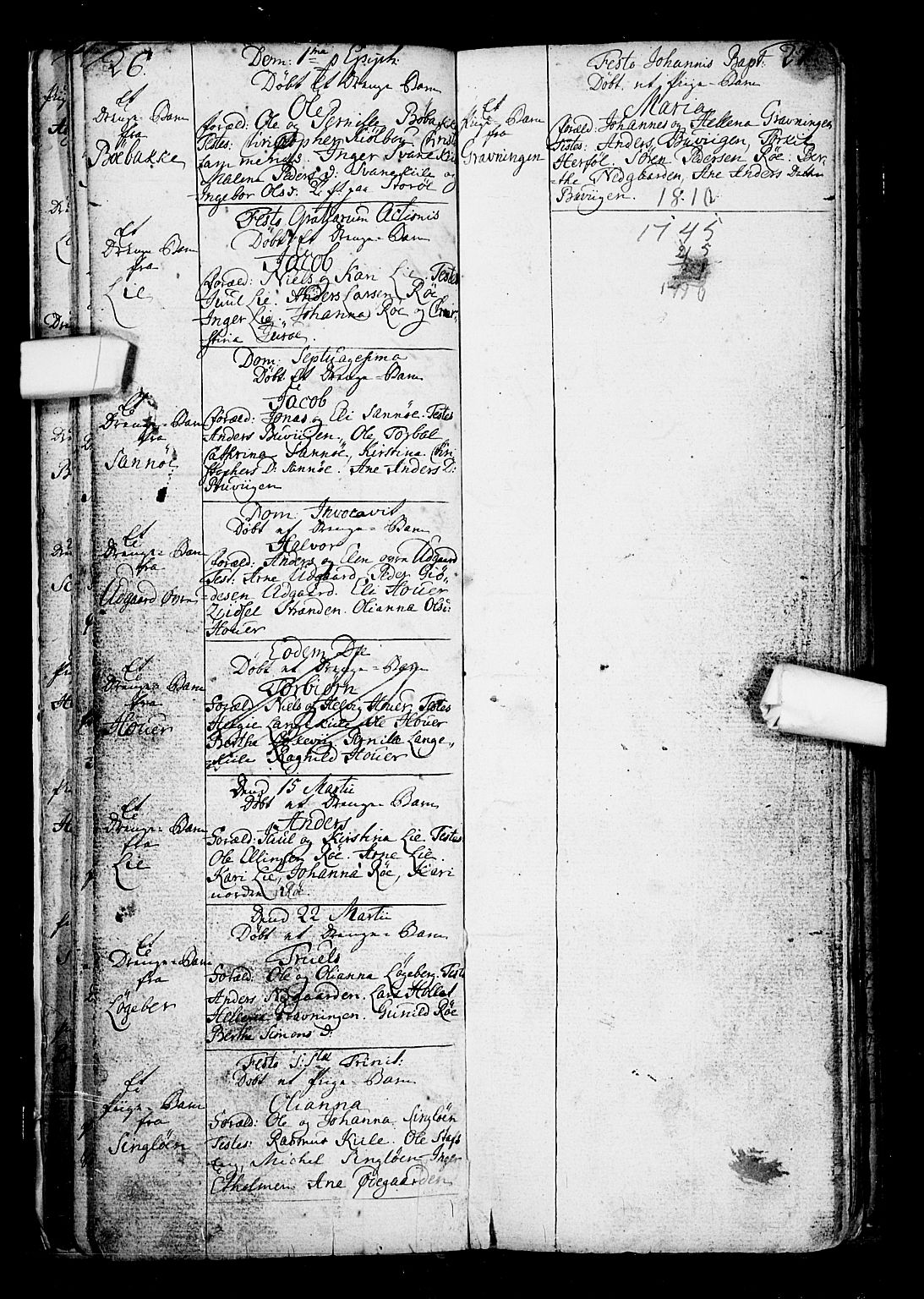 Hvaler prestekontor Kirkebøker, SAO/A-2001/F/Fa/L0002: Parish register (official) no. I 2, 1749-1816, p. 26-27