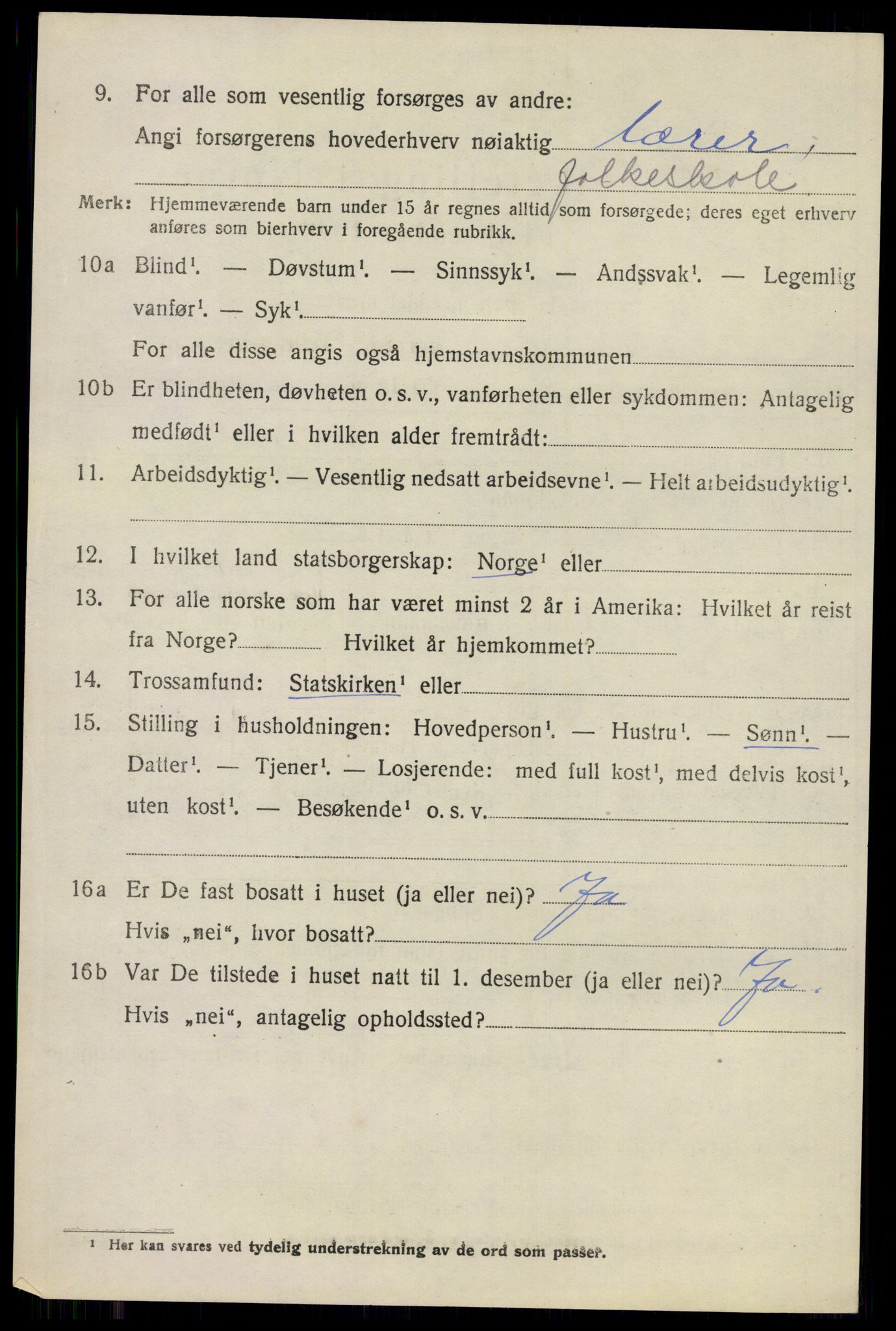 SAO, 1920 census for Hurdal, 1920, p. 1281