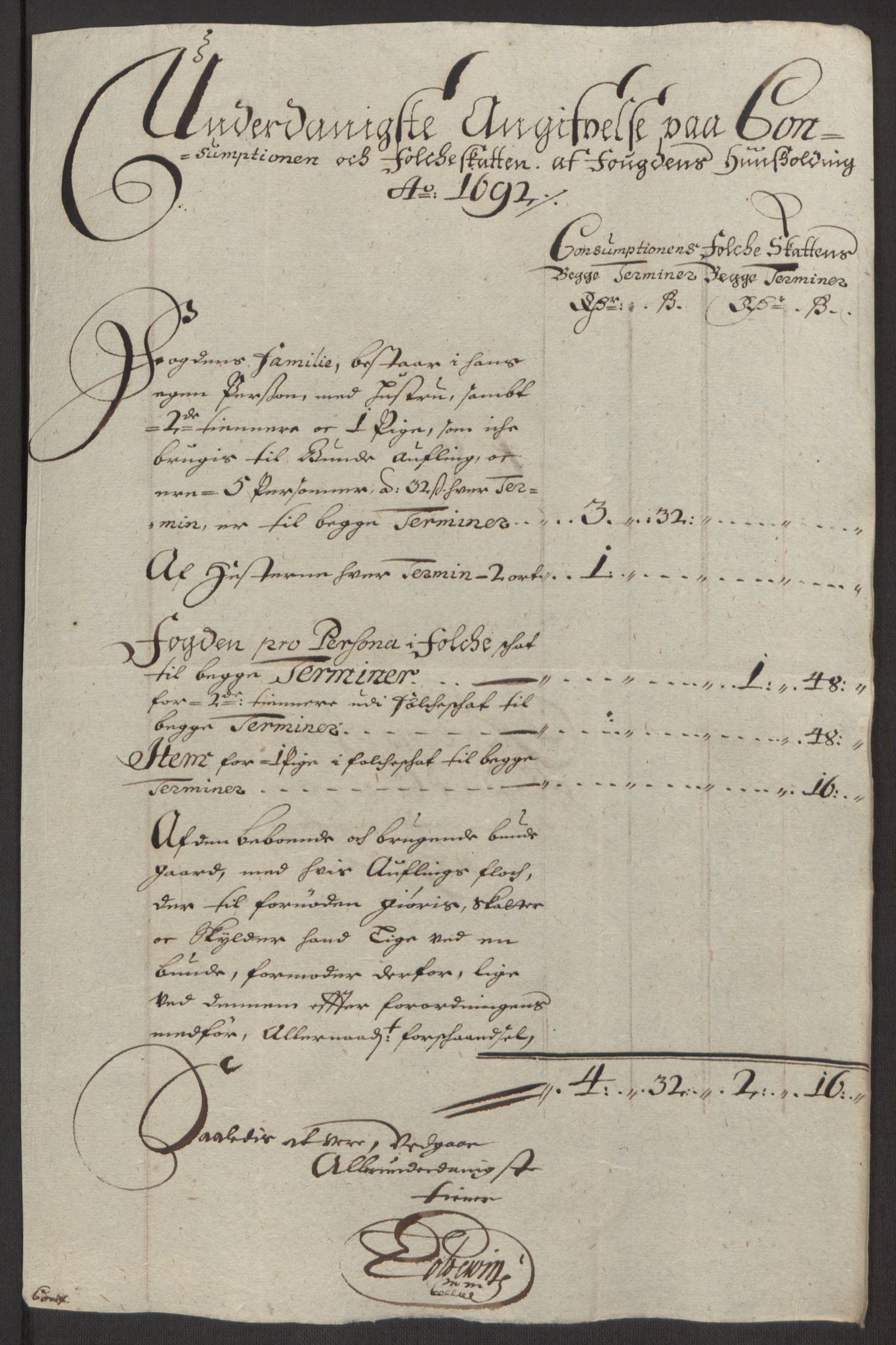 Rentekammeret inntil 1814, Reviderte regnskaper, Fogderegnskap, AV/RA-EA-4092/R17/L1166: Fogderegnskap Gudbrandsdal, 1690-1692, p. 123