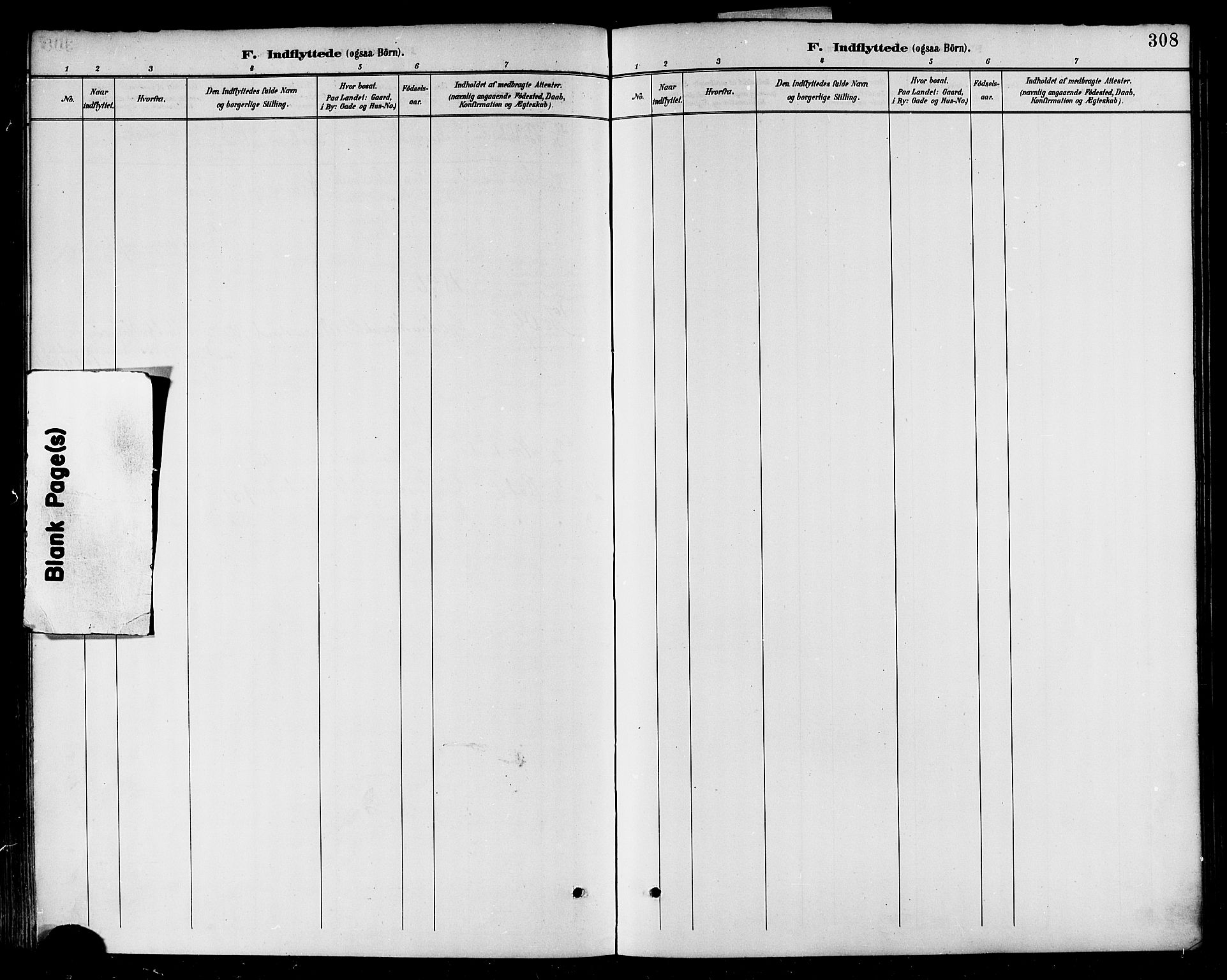 Ministerialprotokoller, klokkerbøker og fødselsregistre - Nordland, AV/SAT-A-1459/874/L1060: Parish register (official) no. 874A04, 1890-1899, p. 308