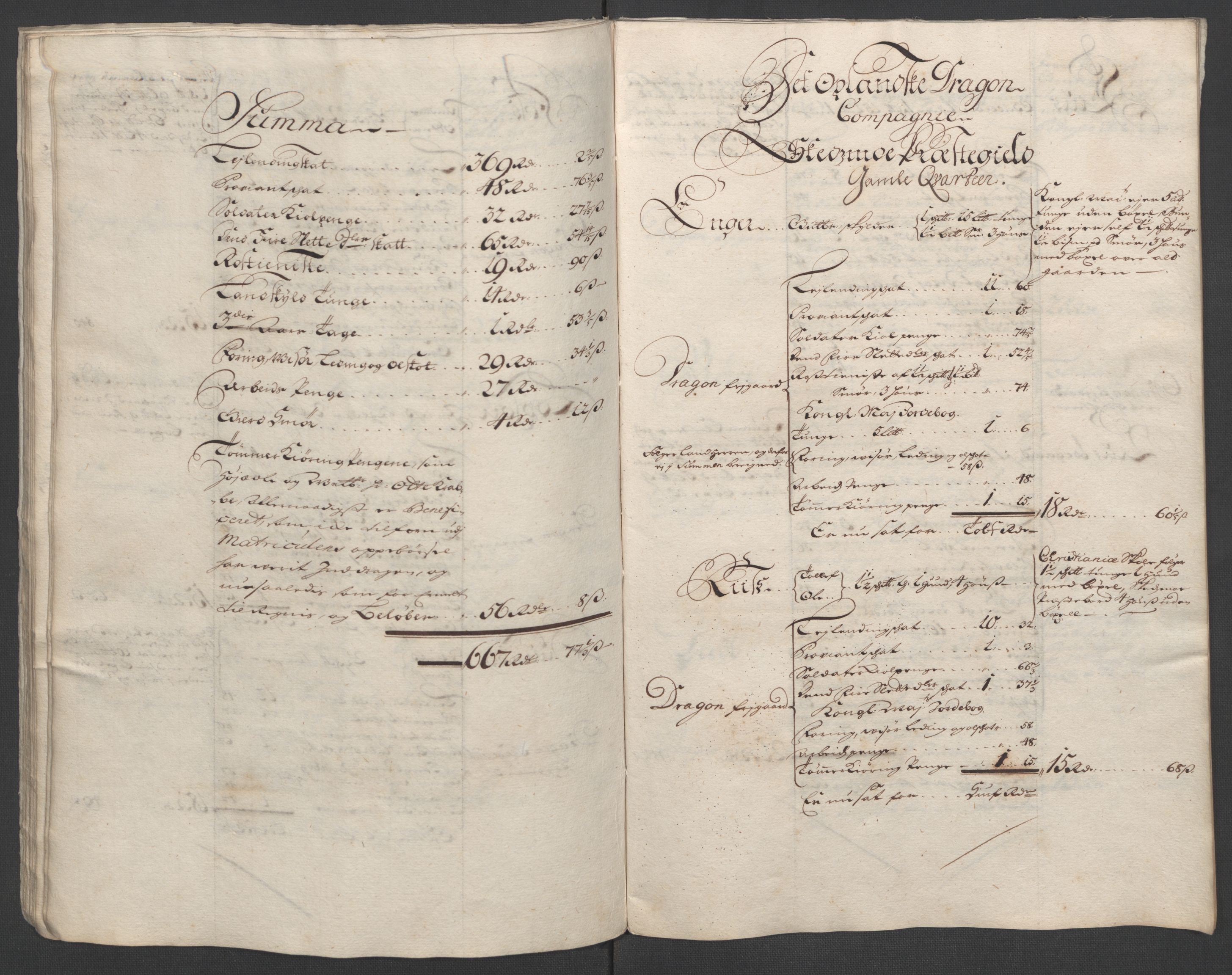 Rentekammeret inntil 1814, Reviderte regnskaper, Fogderegnskap, AV/RA-EA-4092/R11/L0589: Fogderegnskap Nedre Romerike, 1705, p. 289