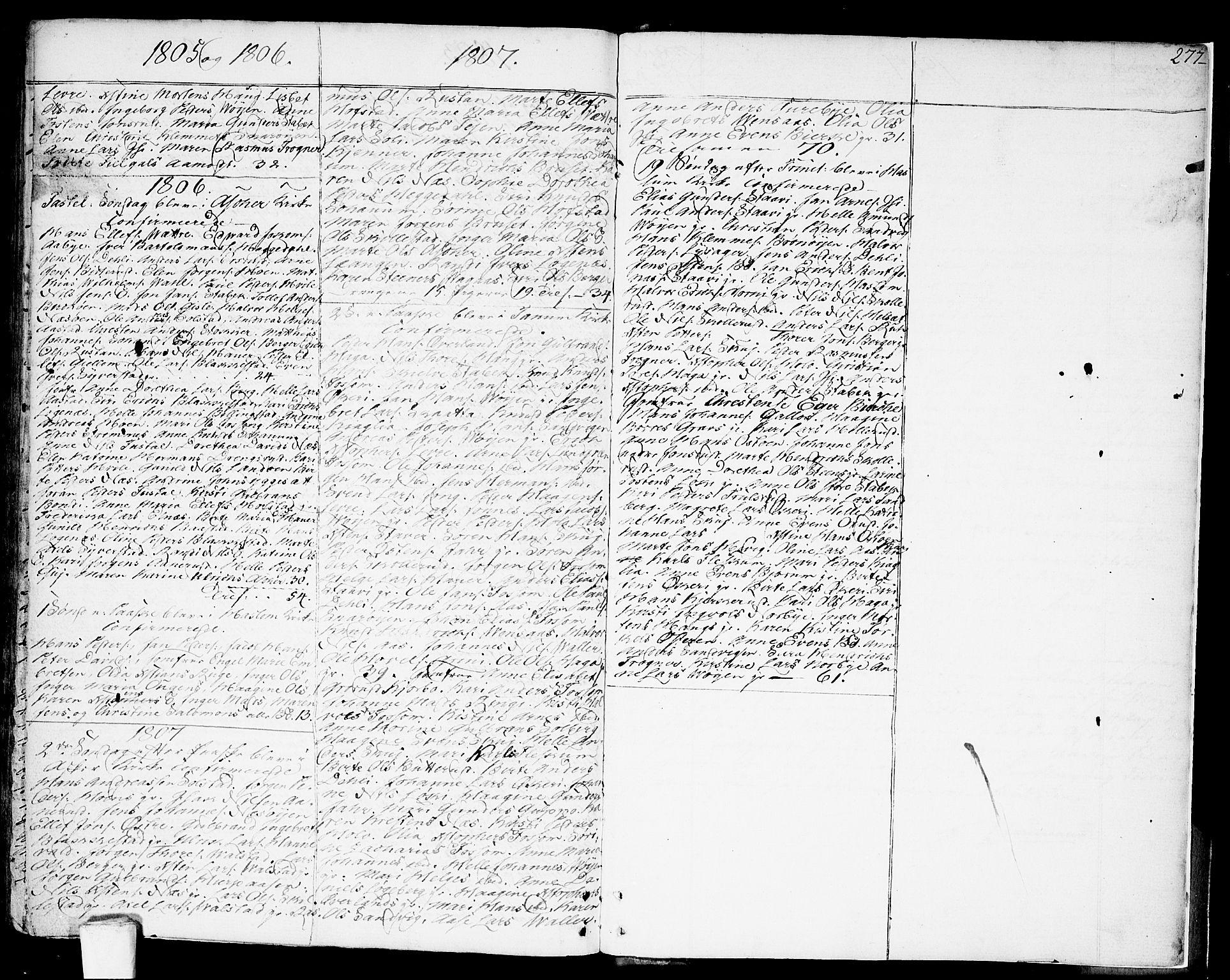 Asker prestekontor Kirkebøker, AV/SAO-A-10256a/F/Fa/L0003: Parish register (official) no. I 3, 1767-1807, p. 277