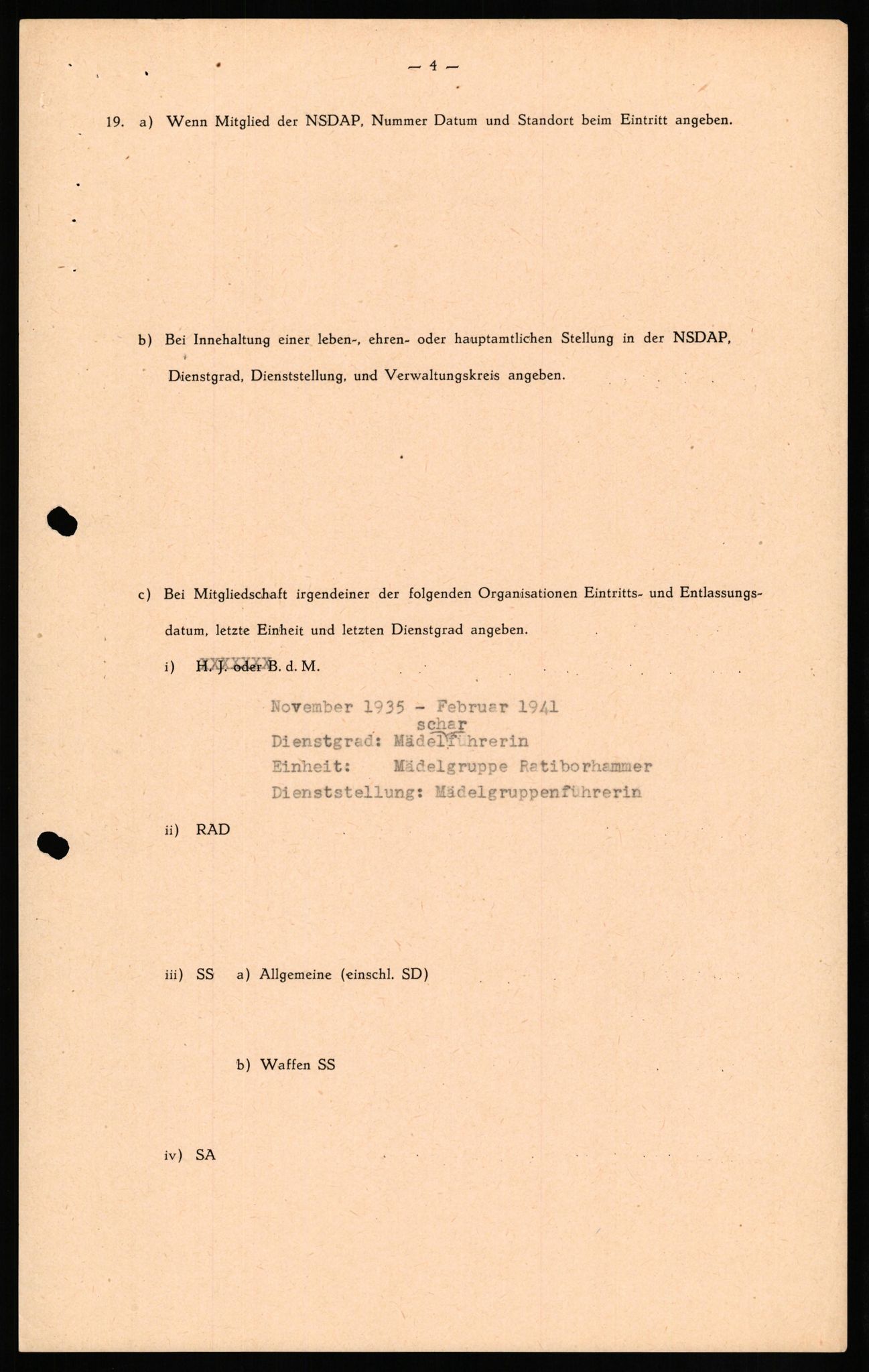 Forsvaret, Forsvarets overkommando II, AV/RA-RAFA-3915/D/Db/L0022: CI Questionaires. Tyske okkupasjonsstyrker i Norge. Tyskere., 1945-1946, p. 207