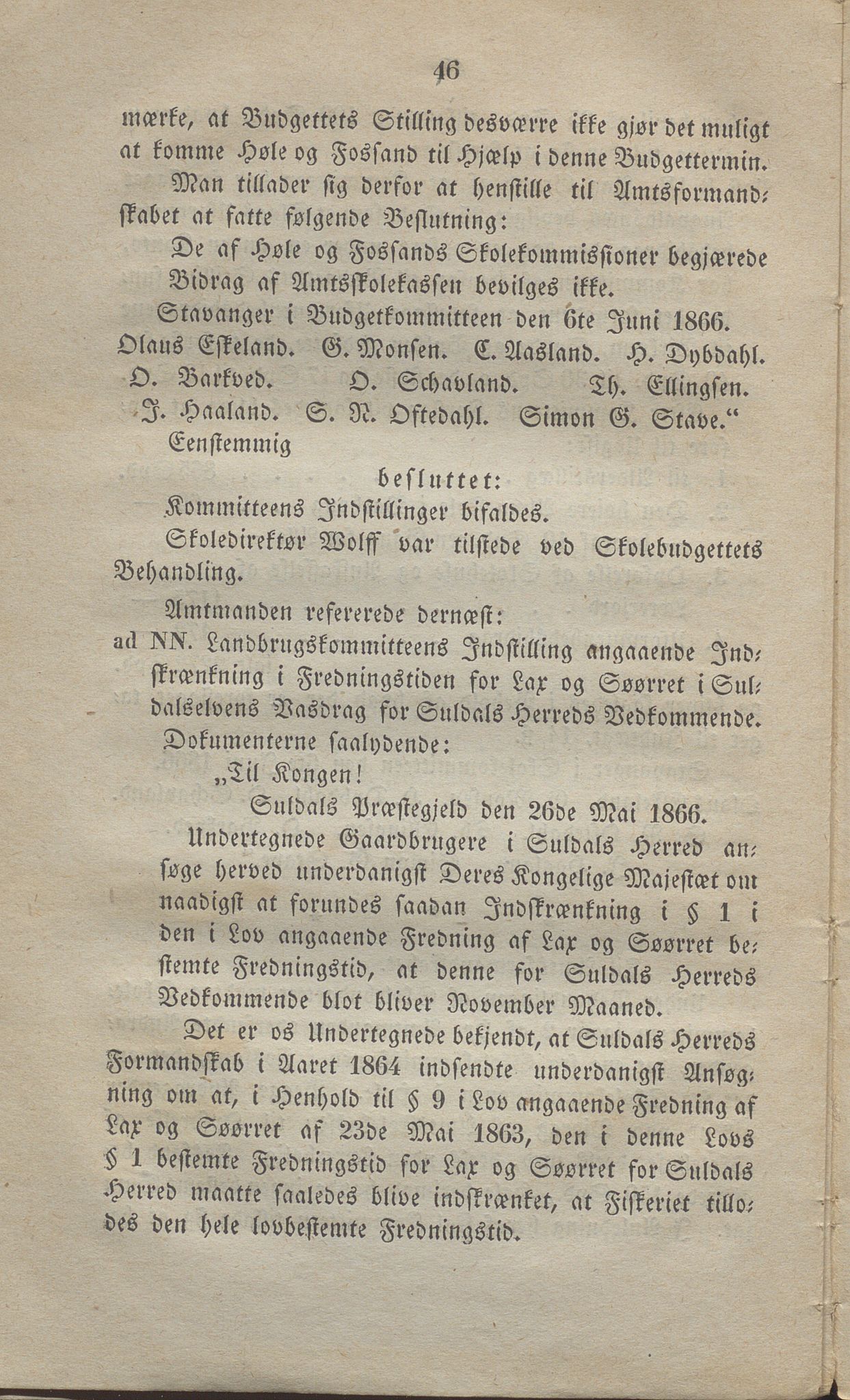 Rogaland fylkeskommune - Fylkesrådmannen , IKAR/A-900/A, 1865-1866, p. 319