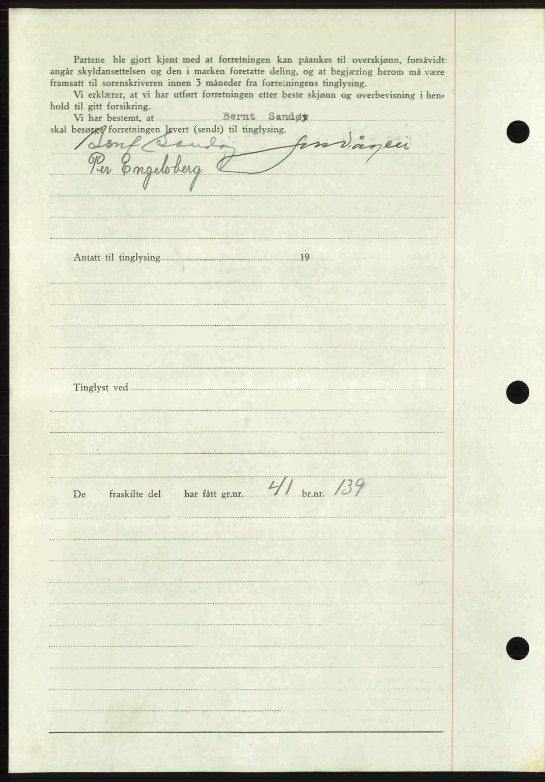 Romsdal sorenskriveri, AV/SAT-A-4149/1/2/2C: Mortgage book no. A22, 1947-1947, Diary no: : 202/1947