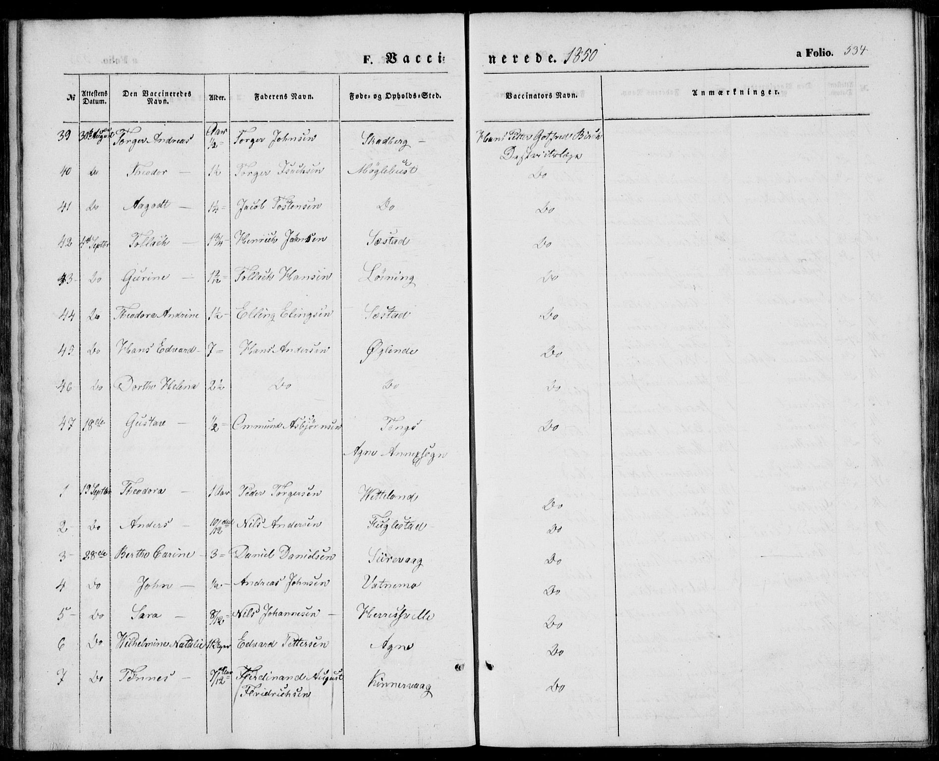 Eigersund sokneprestkontor, SAST/A-101807/S08/L0013: Parish register (official) no. A 12.2, 1850-1865, p. 534