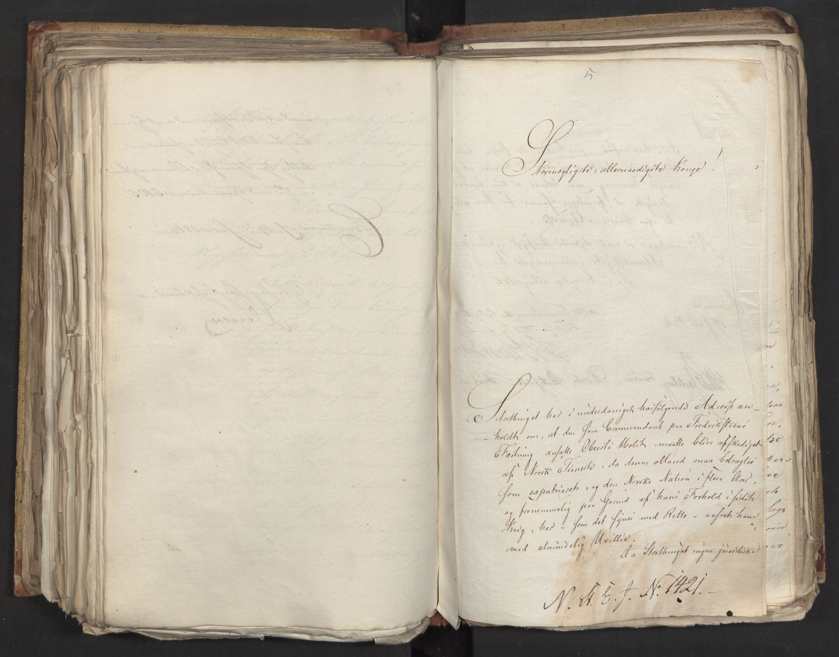 Statsrådsavdelingen i Stockholm, AV/RA-S-1003/D/Da/L0006: Regjeringsinnstillinger nr. 1247-1544, 1816, p. 331