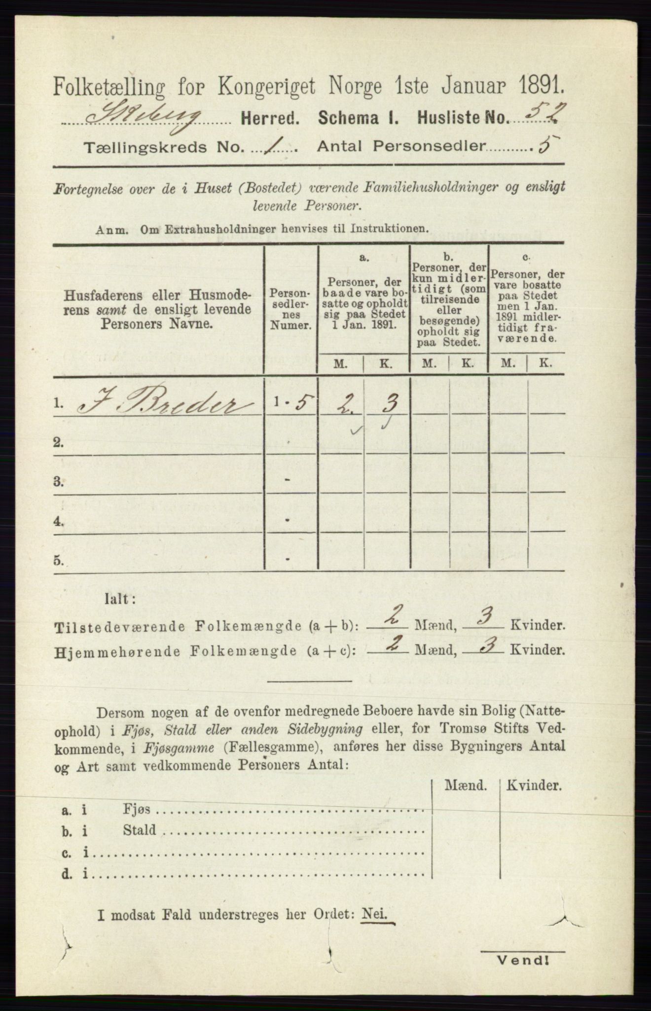 RA, 1891 census for 0115 Skjeberg, 1891, p. 81