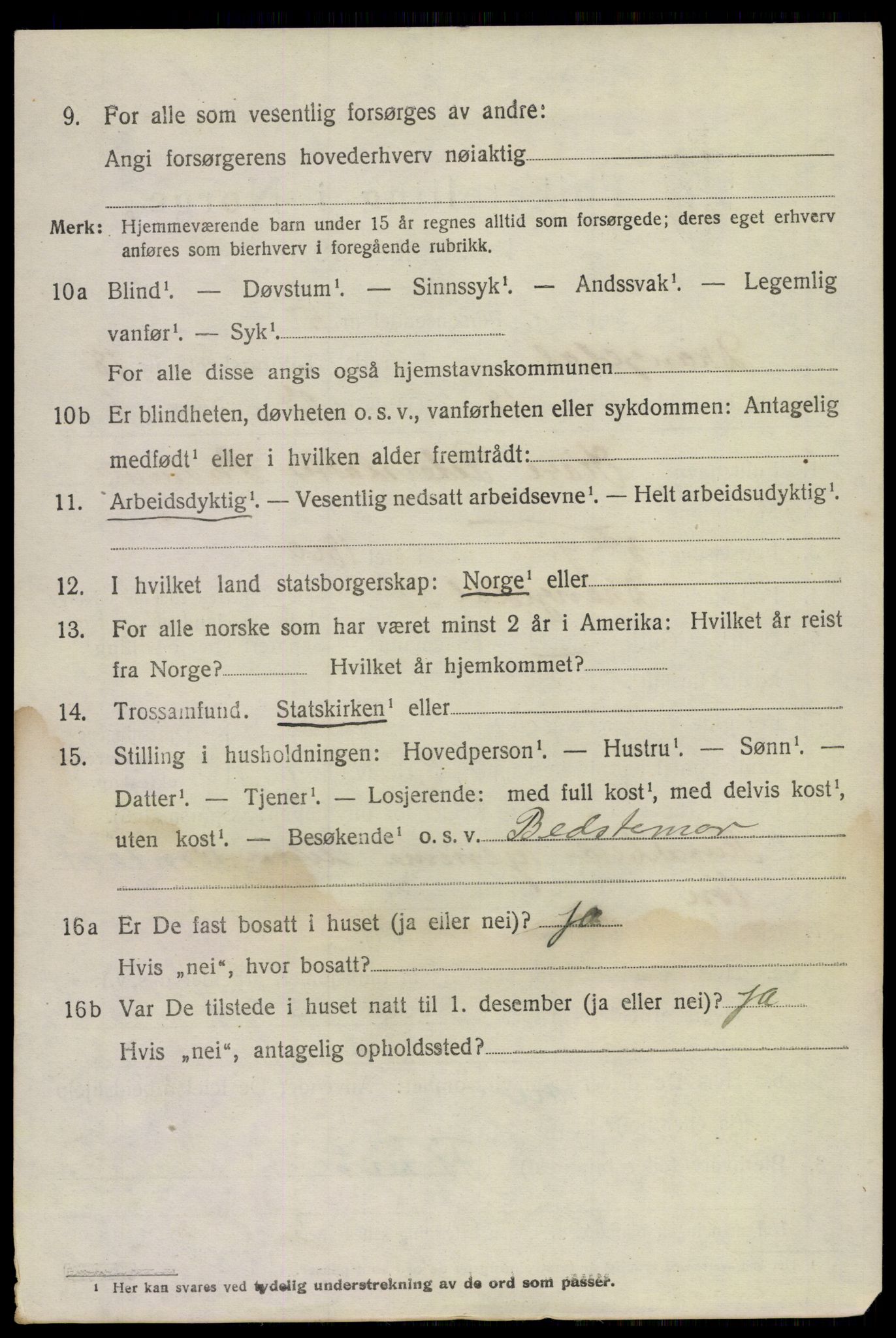 SAKO, 1920 census for Drangedal, 1920, p. 7964