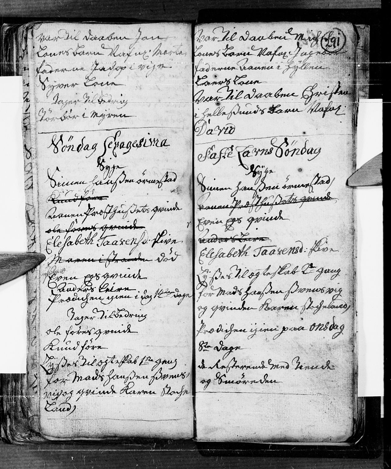 Søgne sokneprestkontor, AV/SAK-1111-0037/F/Fa/Fab/L0001: Parish register (official) no. A 1, 1716-1740, p. 291