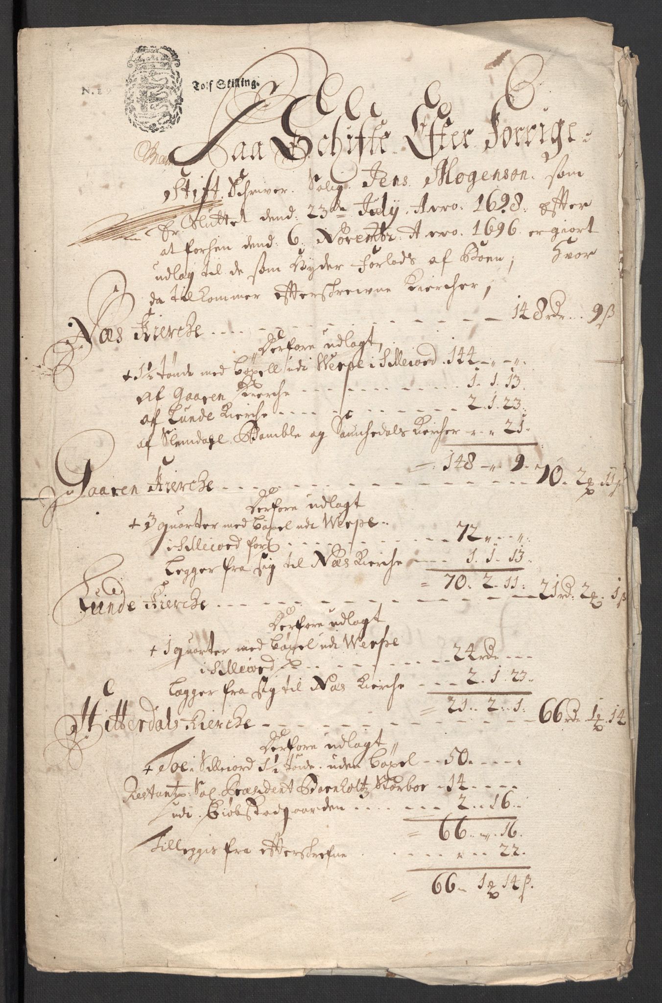 Rentekammeret inntil 1814, Reviderte regnskaper, Fogderegnskap, RA/EA-4092/R36/L2104: Fogderegnskap Øvre og Nedre Telemark og Bamble, 1700, p. 3