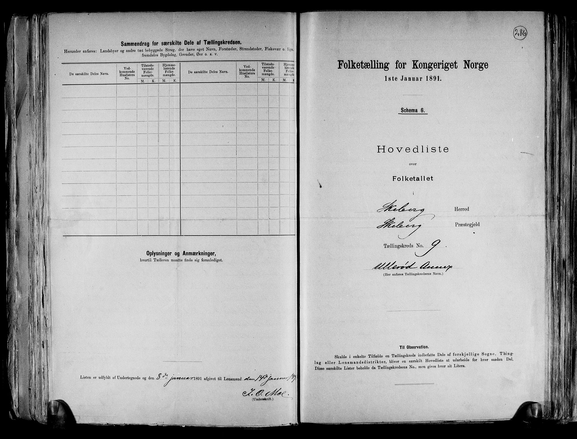 RA, 1891 census for 0115 Skjeberg, 1891, p. 23