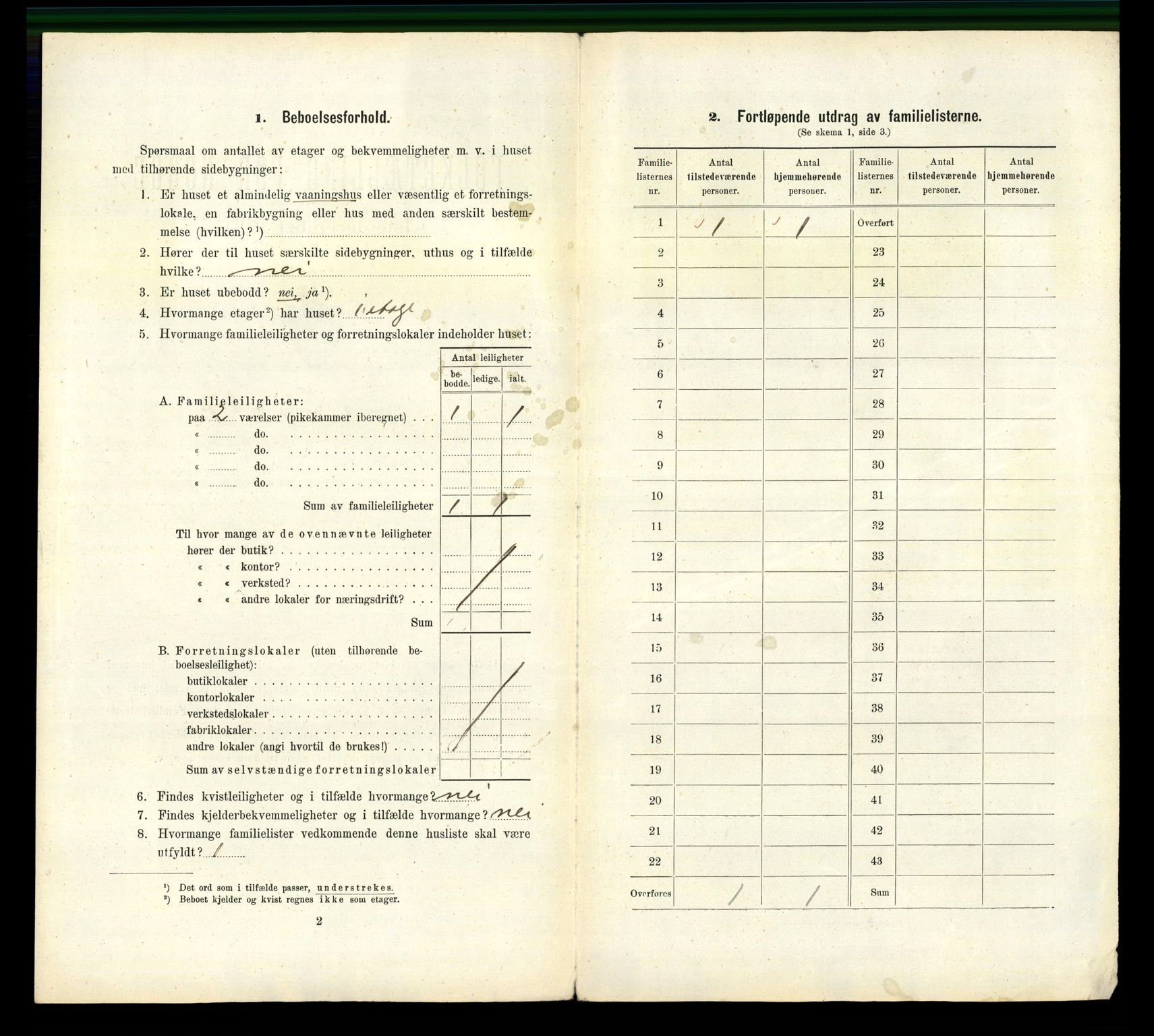 RA, 1910 census for Mandal, 1910, p. 2623